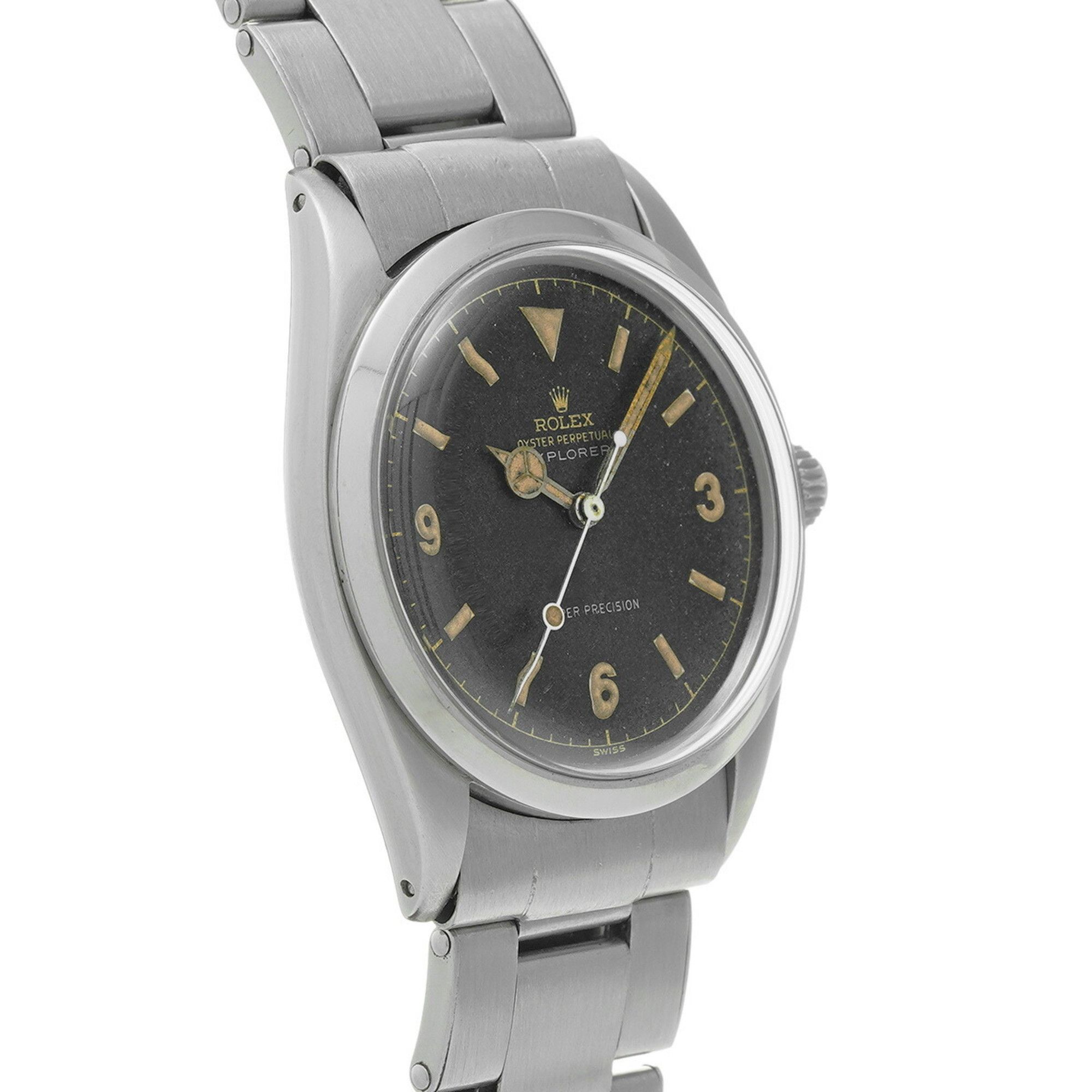 Rolex Rolex Explorer 1 Ref.5504 5504 37-(6 digits, circa 1957/1958) Black Men's Watch Automatic Size ONE SIZE - 4 Thumbnail