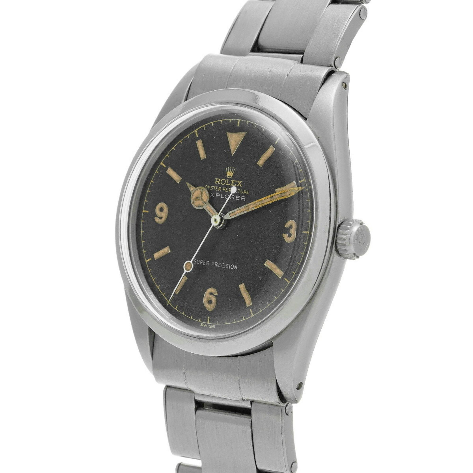 Rolex Rolex Explorer 1 Ref.5504 5504 37-(6 digits, circa 1957/1958) Black Men's Watch Automatic Size ONE SIZE - 3 Thumbnail