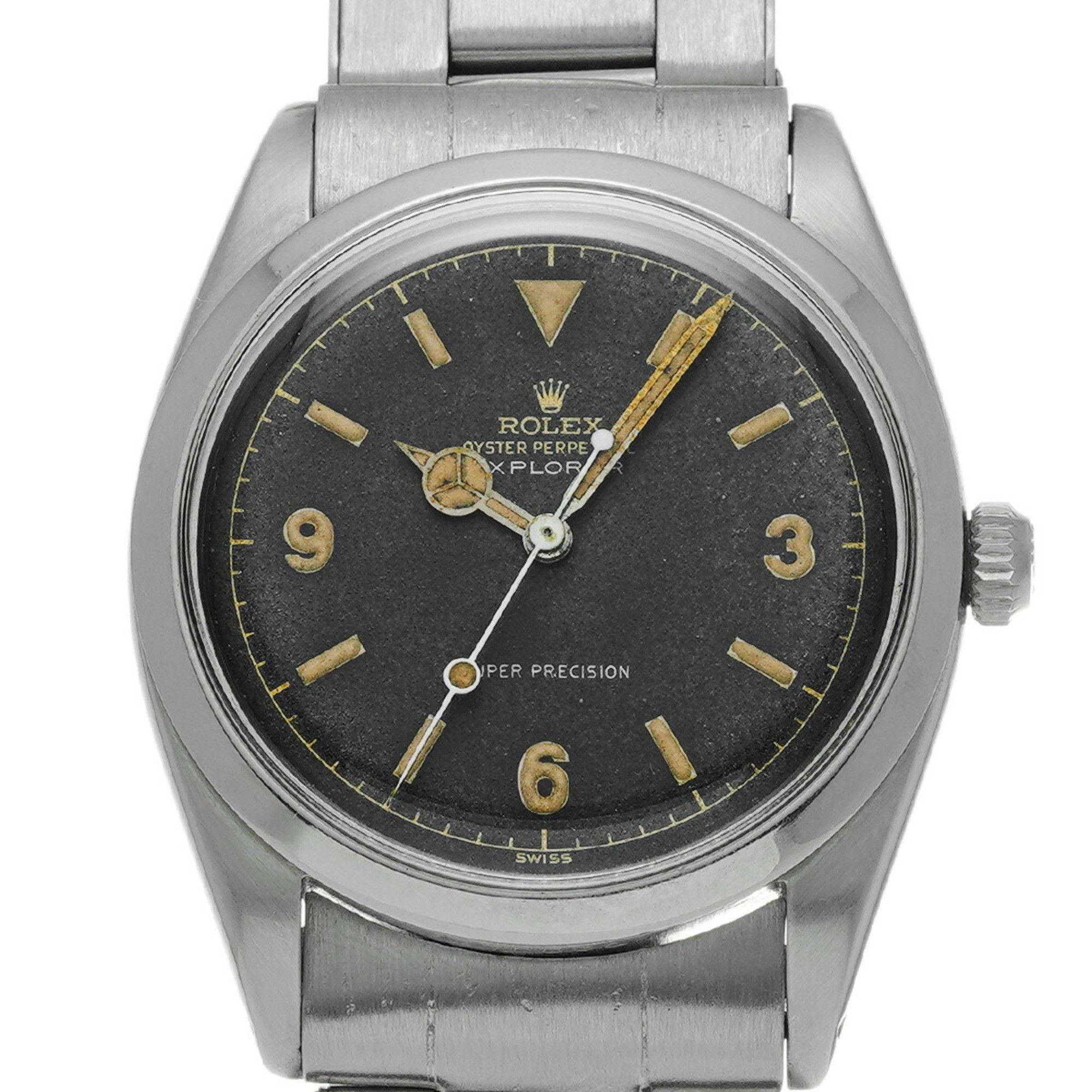 Rolex Rolex Explorer 1 Ref.5504 5504 37-(6 digits, circa 1957/1958) Black Men's Watch Automatic Size ONE SIZE - 6 Thumbnail