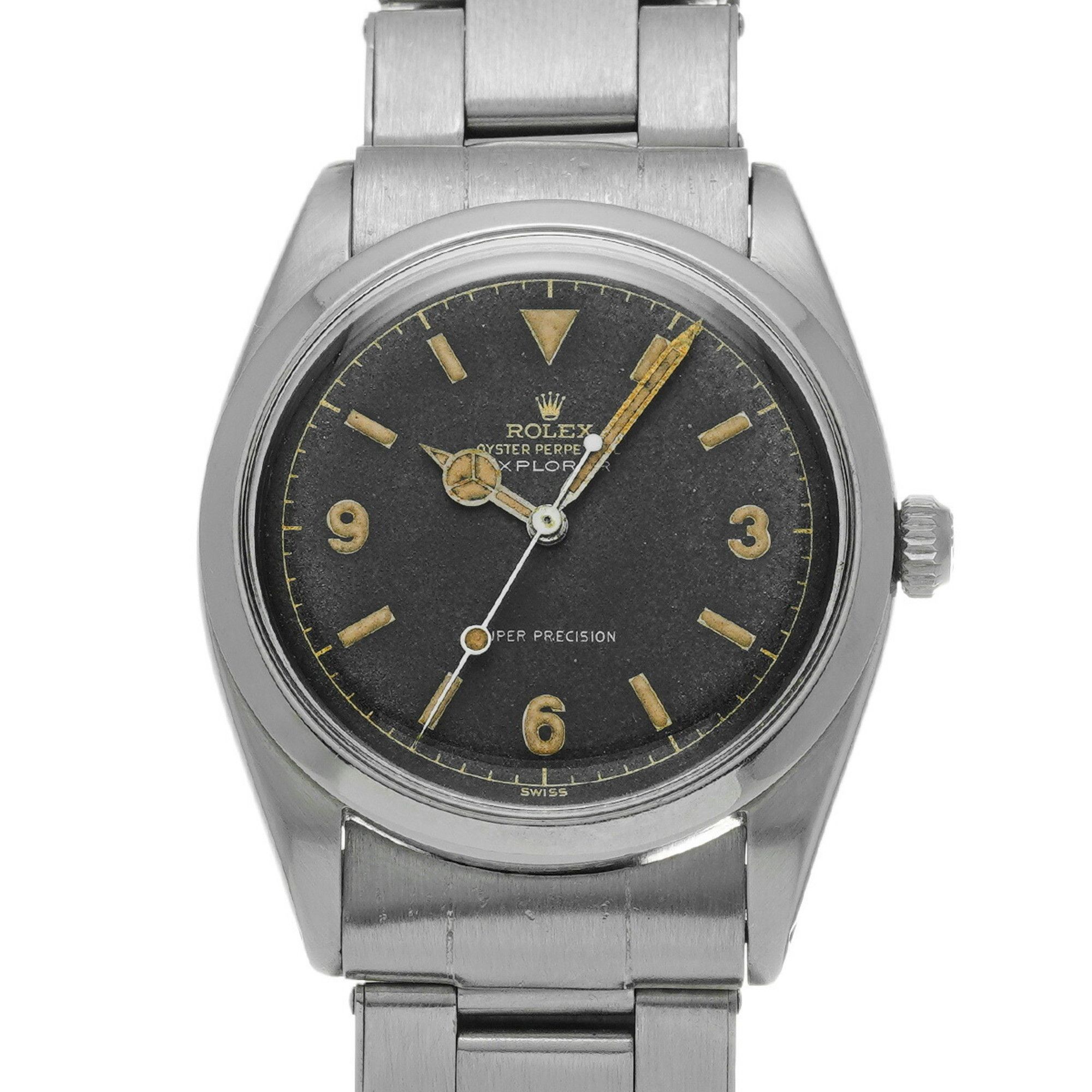 Rolex Rolex Explorer 1 Ref.5504 5504 37-(6 digits, circa 1957/1958) Black Men's Watch Automatic Size ONE SIZE - 2 Thumbnail
