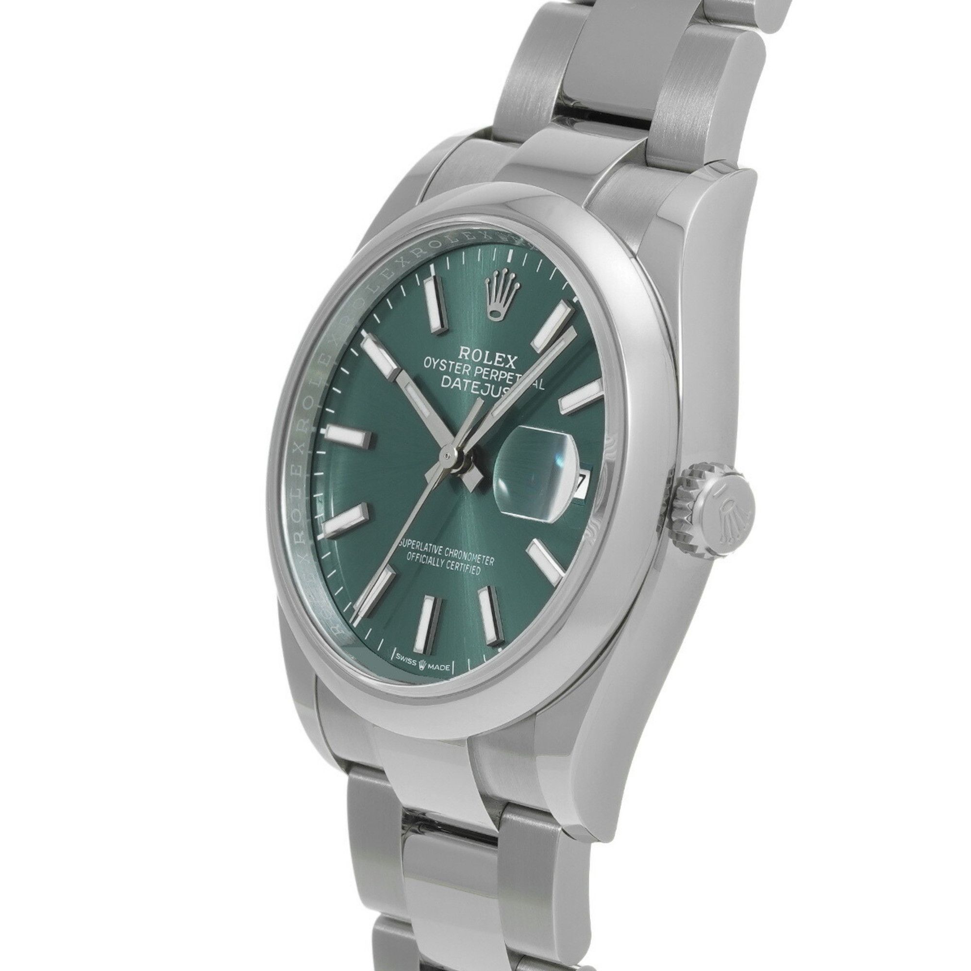 Rolex Rolex Datejust 36 January 2023 126200 Random Serial Mint Green Men's Watch Automatic Size ONE SIZE - 3 Thumbnail