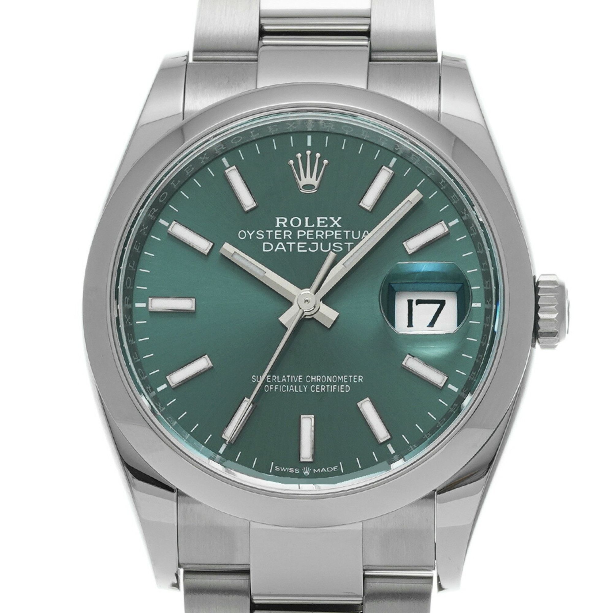 Rolex Rolex Datejust 36 January 2023 126200 Random Serial Mint Green Men's Watch Automatic Size ONE SIZE - 6 Thumbnail
