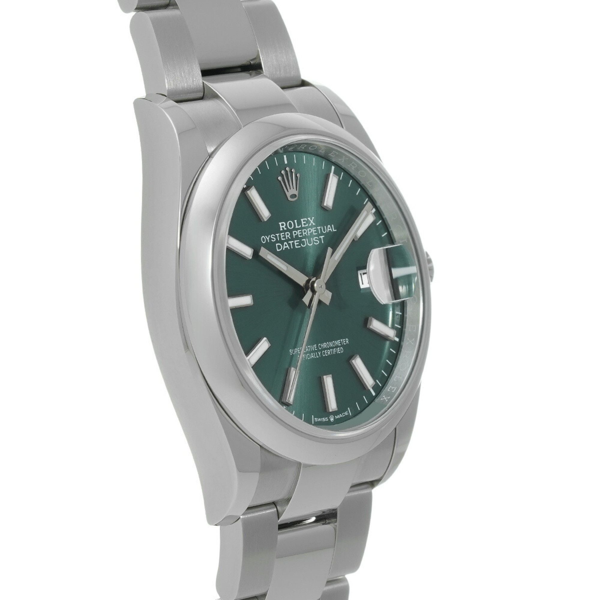Rolex Rolex Datejust 36 January 2023 126200 Random Serial Mint Green Men's Watch Automatic Size ONE SIZE - 4 Thumbnail