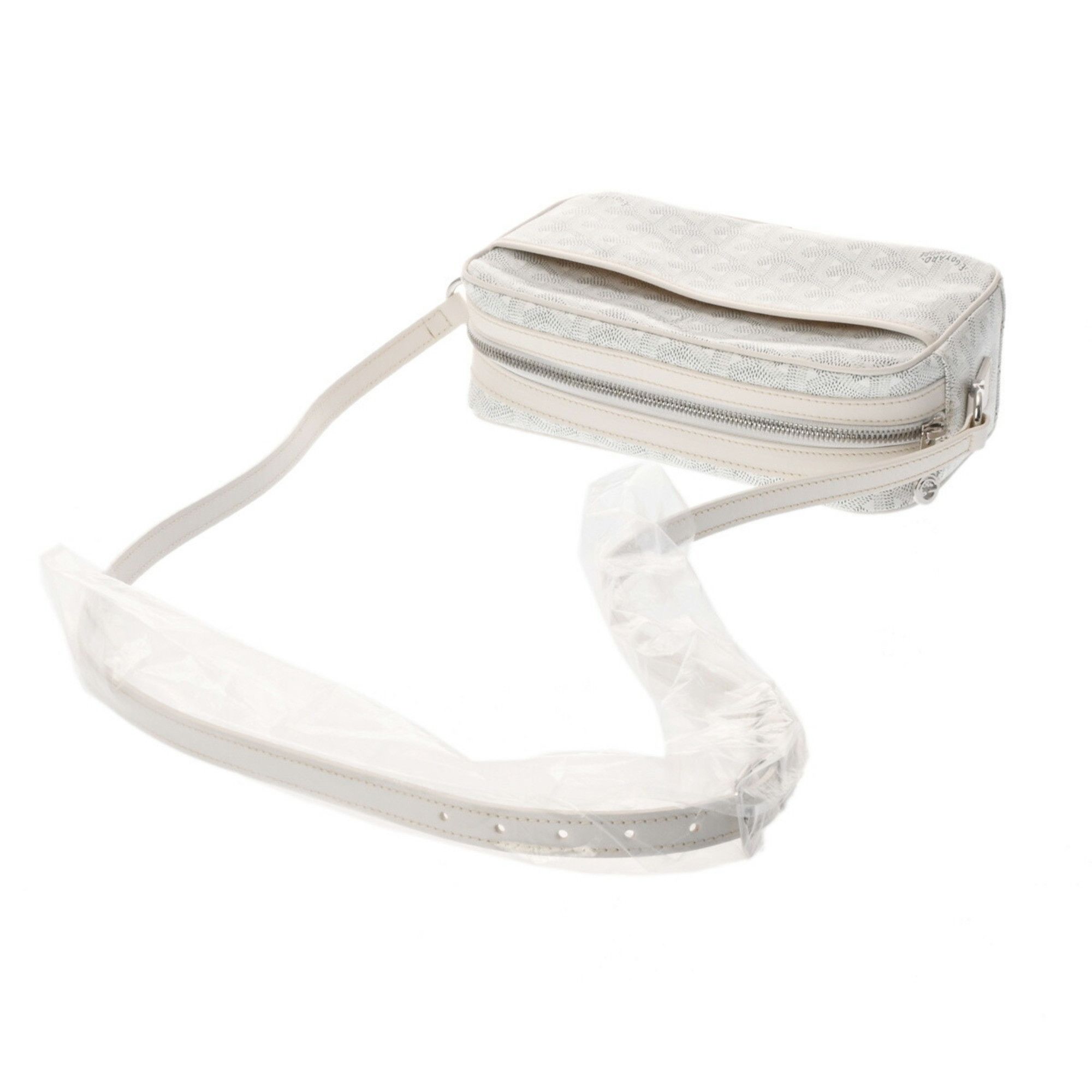 Goyard Goyard Cup Vert PM White CAPVE2PMLTY50CL50P Men's PVC/Leather Shoulder Bag Size ONE SIZE - 4 Thumbnail