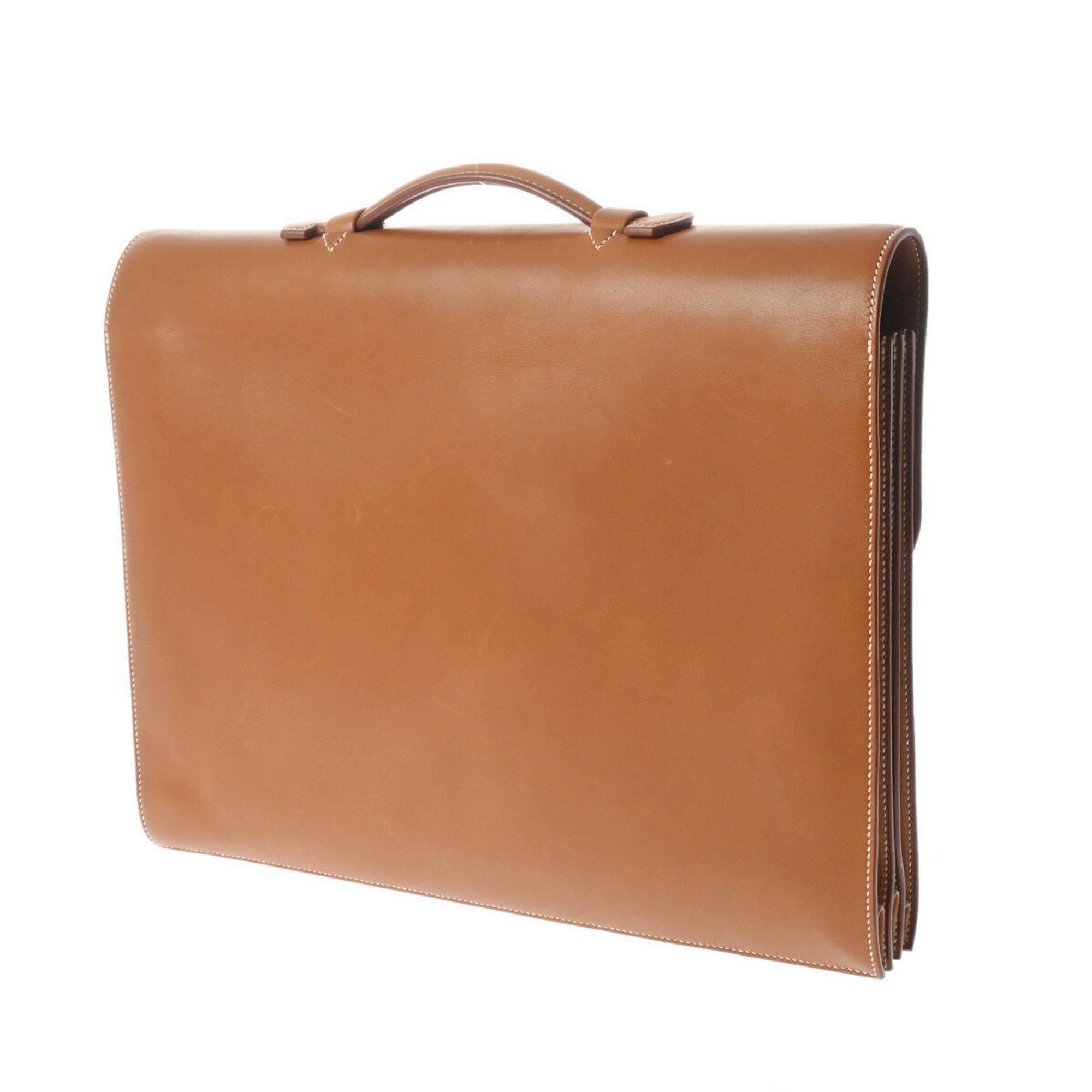 Hermes Hermes Sac A Depeche 41 Fourbe □H stamp (around 2004) Men's Vau Barenia bag Size ONE SIZE - 3 Thumbnail