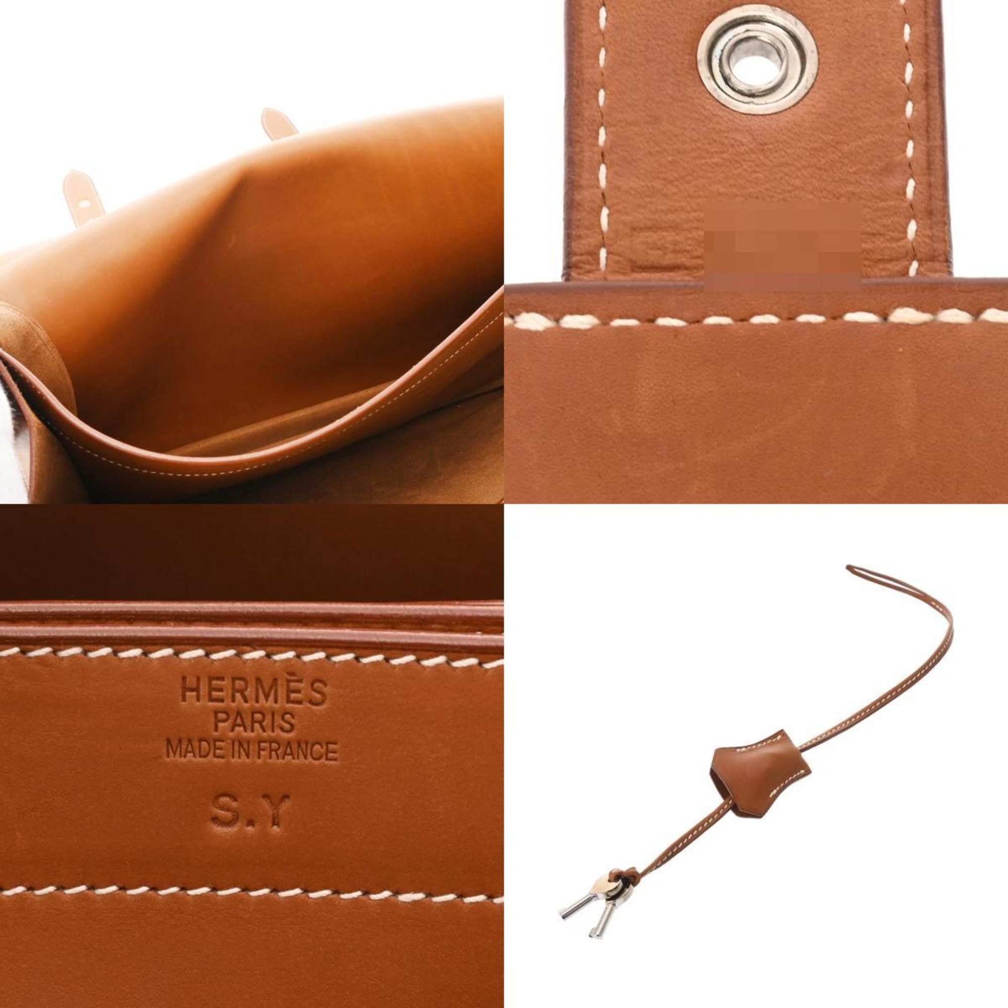 Hermes Hermes Sac A Depeche 41 Fourbe □H stamp (around 2004) Men's Vau Barenia bag Size ONE SIZE - 13 Thumbnail