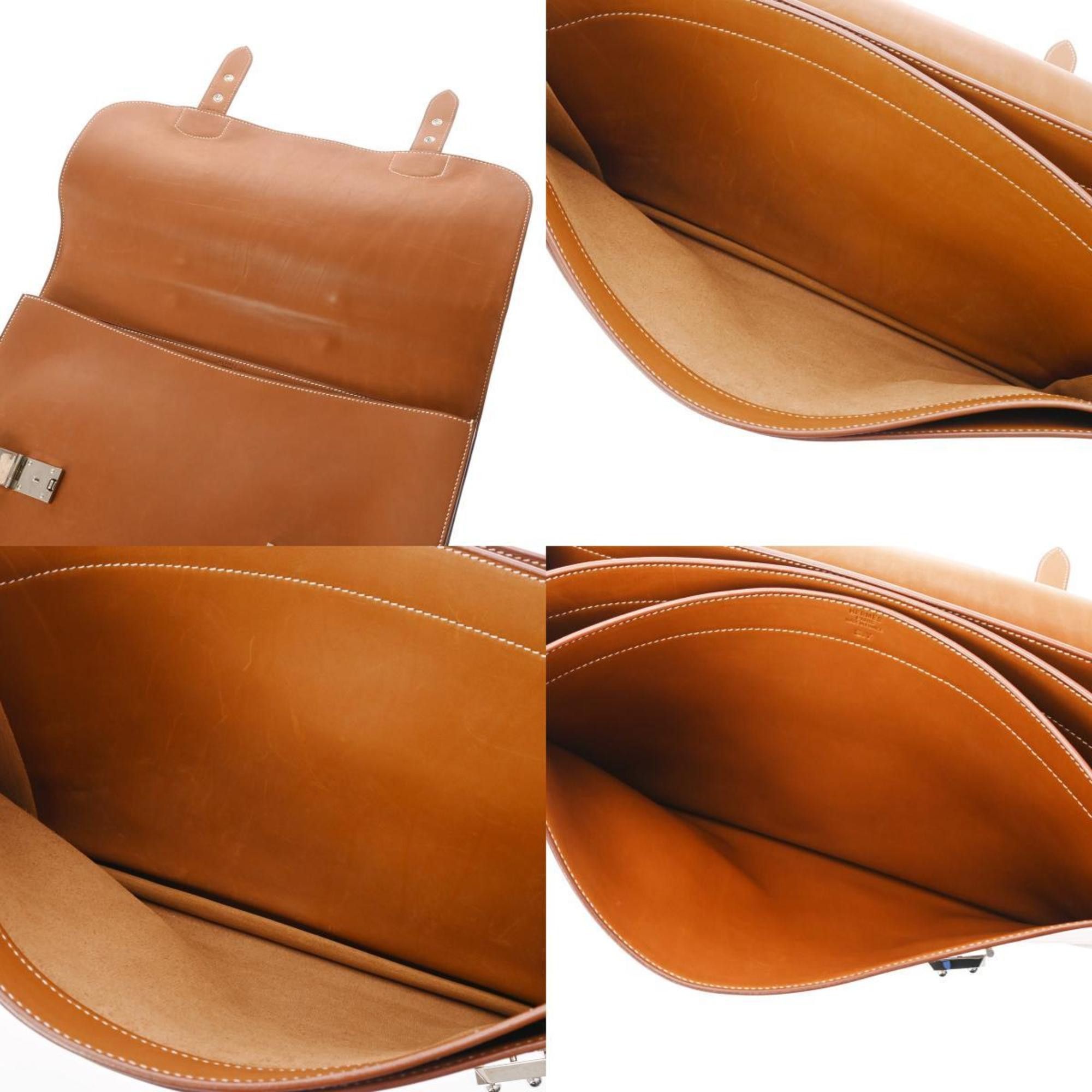 Hermes Hermes Sac A Depeche 41 Fourbe □H stamp (around 2004) Men's Vau Barenia bag Size ONE SIZE - 11 Thumbnail