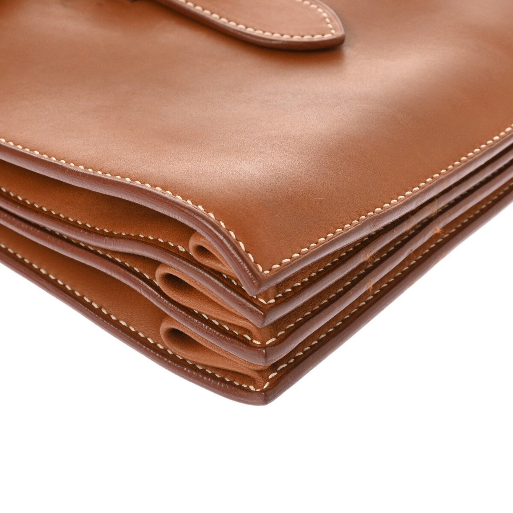 Hermes Hermes Sac A Depeche 41 Fourbe □H stamp (around 2004) Men's Vau Barenia bag Size ONE SIZE - 7 Thumbnail