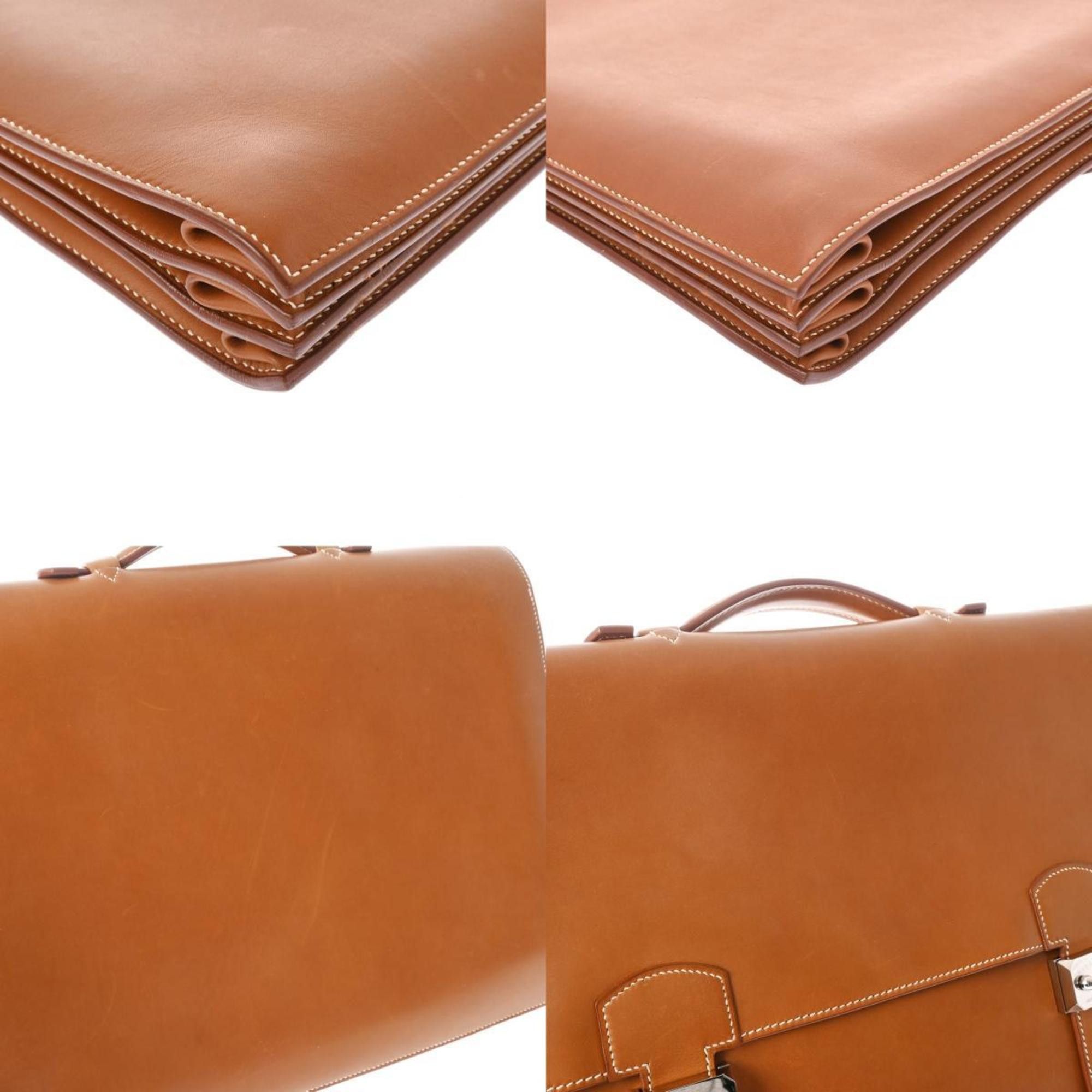 Hermes Hermes Sac A Depeche 41 Fourbe □H stamp (around 2004) Men's Vau Barenia bag Size ONE SIZE - 9 Thumbnail