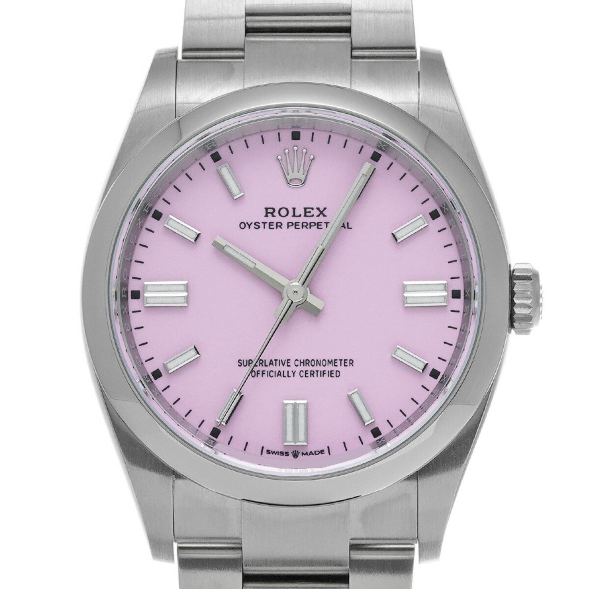 Rolex Rolex Oyster Perpetual 36 August 2024 126000 Random Serial Number Candy Pink Men's Watch Automatic Size ONE SIZE - 6 Thumbnail