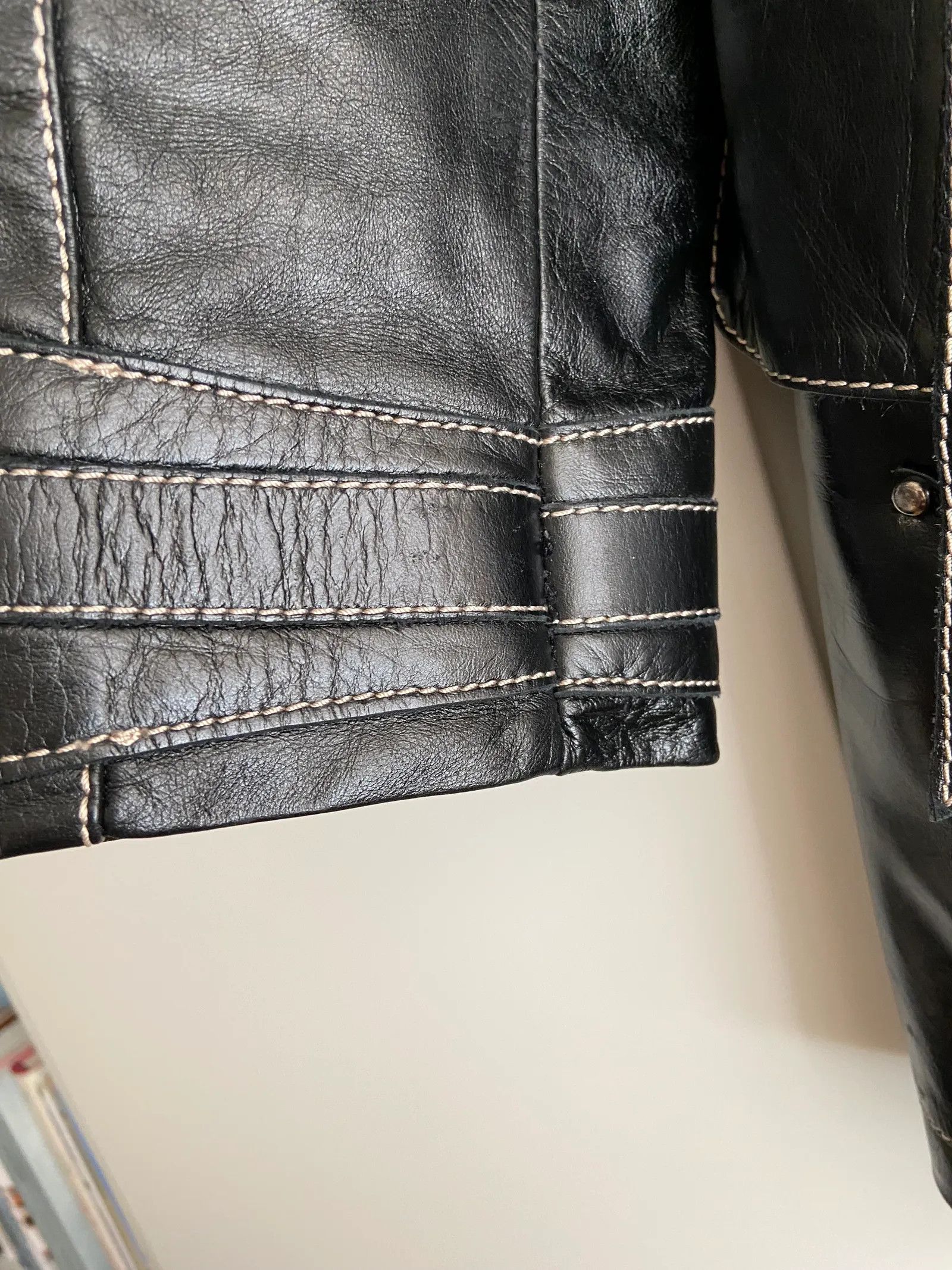 Vintage Vintage Leather Jacket Size S / US 4 / IT 40 - 4 Thumbnail
