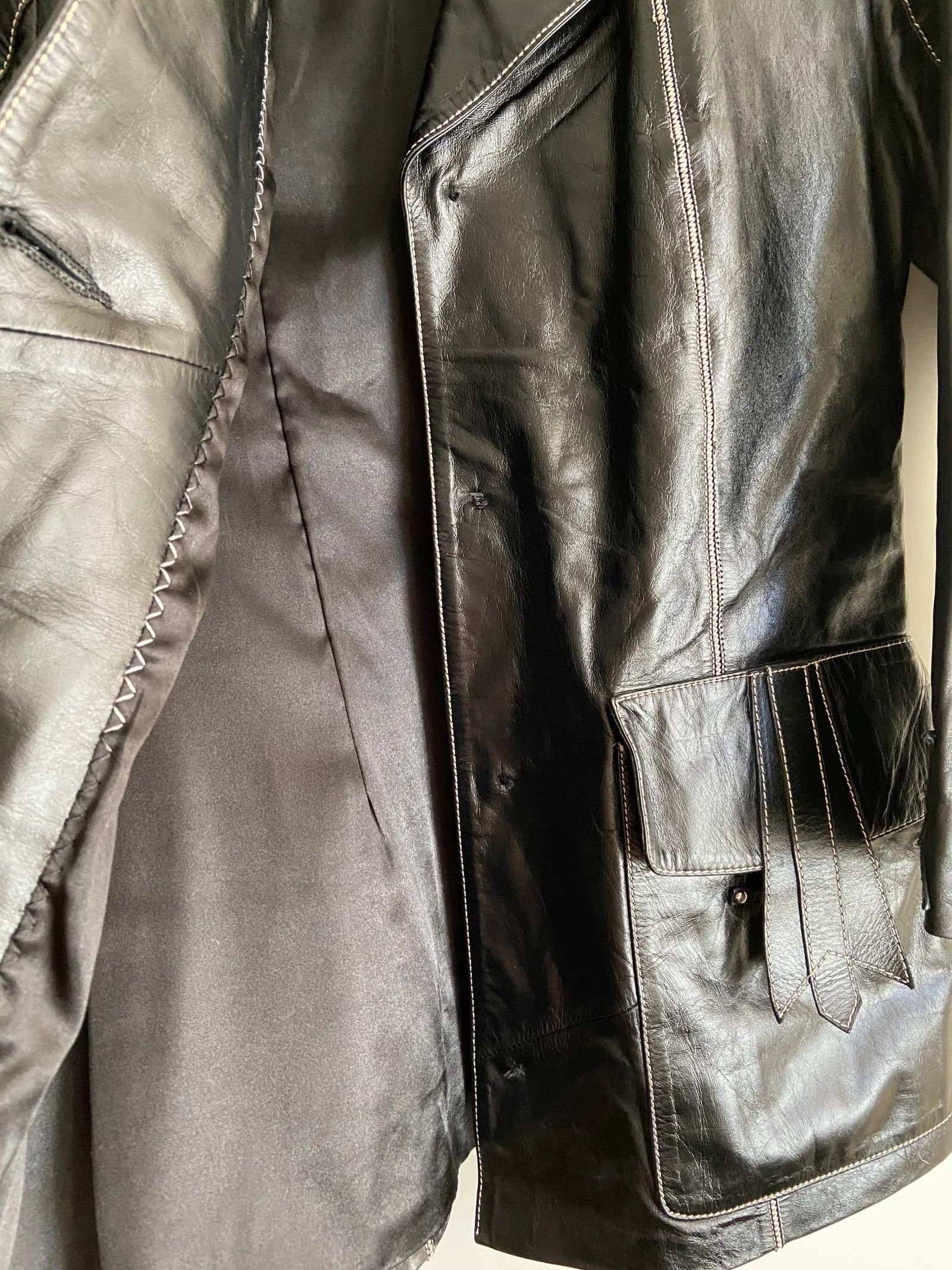 Vintage Vintage Leather Jacket Size S / US 4 / IT 40 - 5 Thumbnail