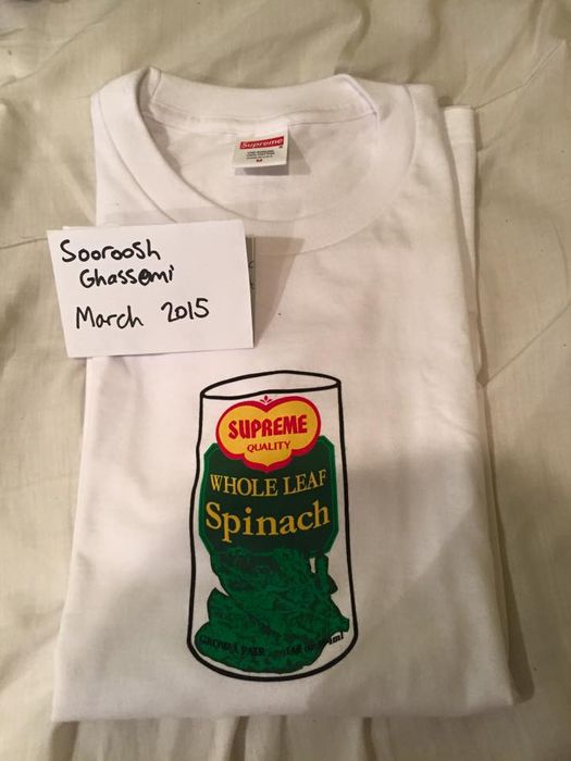 Supreme Spinach Tee Size US M / EU 48-50 / 2 - 1 Preview