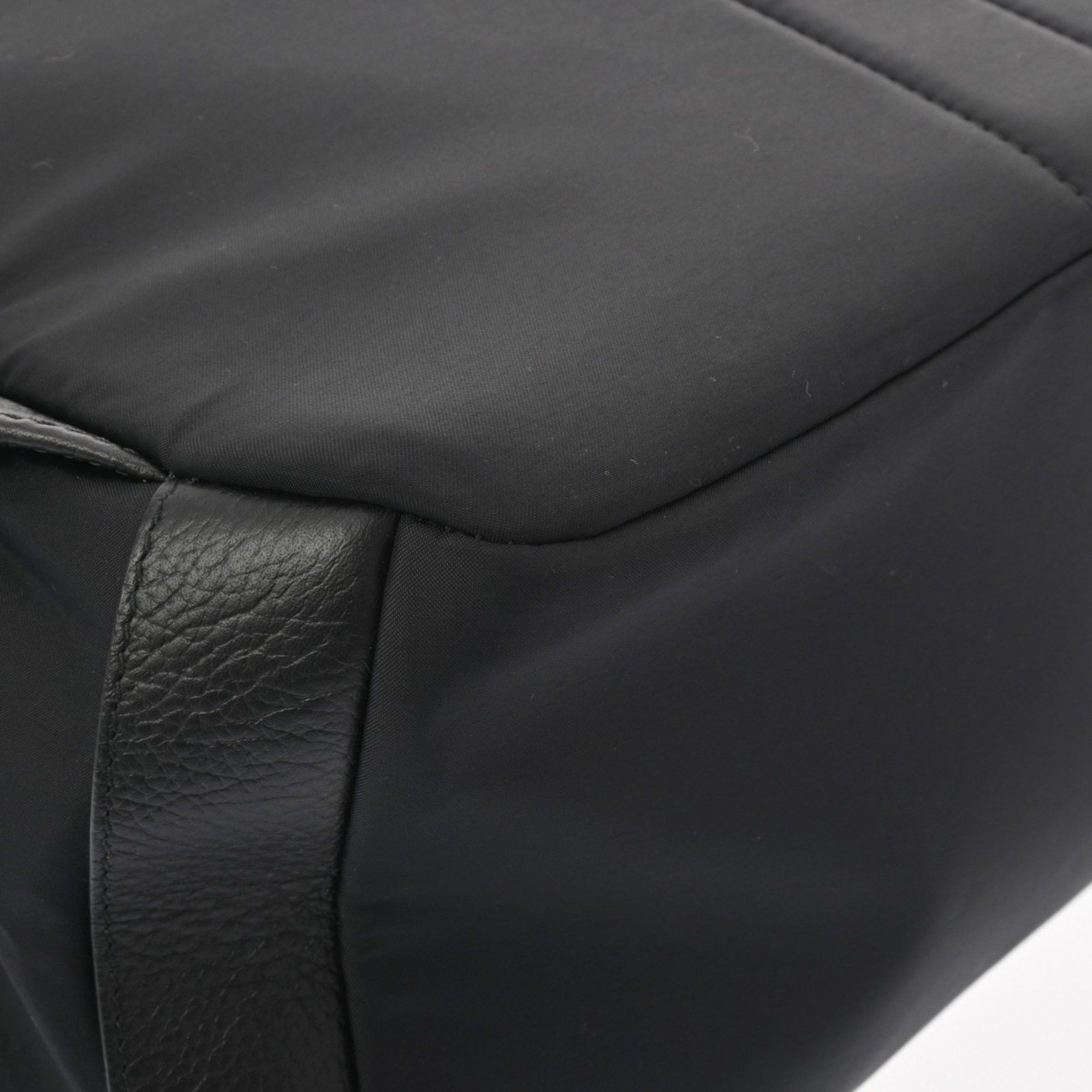 Bvlgari BVLGARI Fragment Collaboration Backpack Black 290732 Men's Nylon Leather Backpack/Daypack Size ONE SIZE - 8 Thumbnail