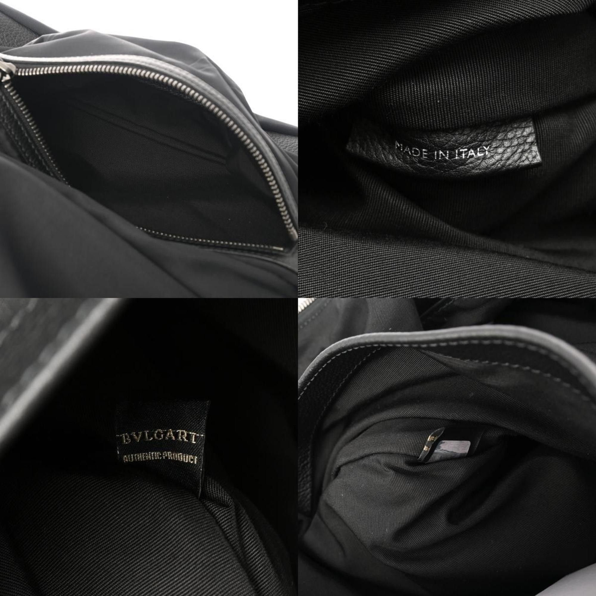 Bvlgari BVLGARI Fragment Collaboration Backpack Black 290732 Men's Nylon Leather Backpack/Daypack Size ONE SIZE - 13 Thumbnail