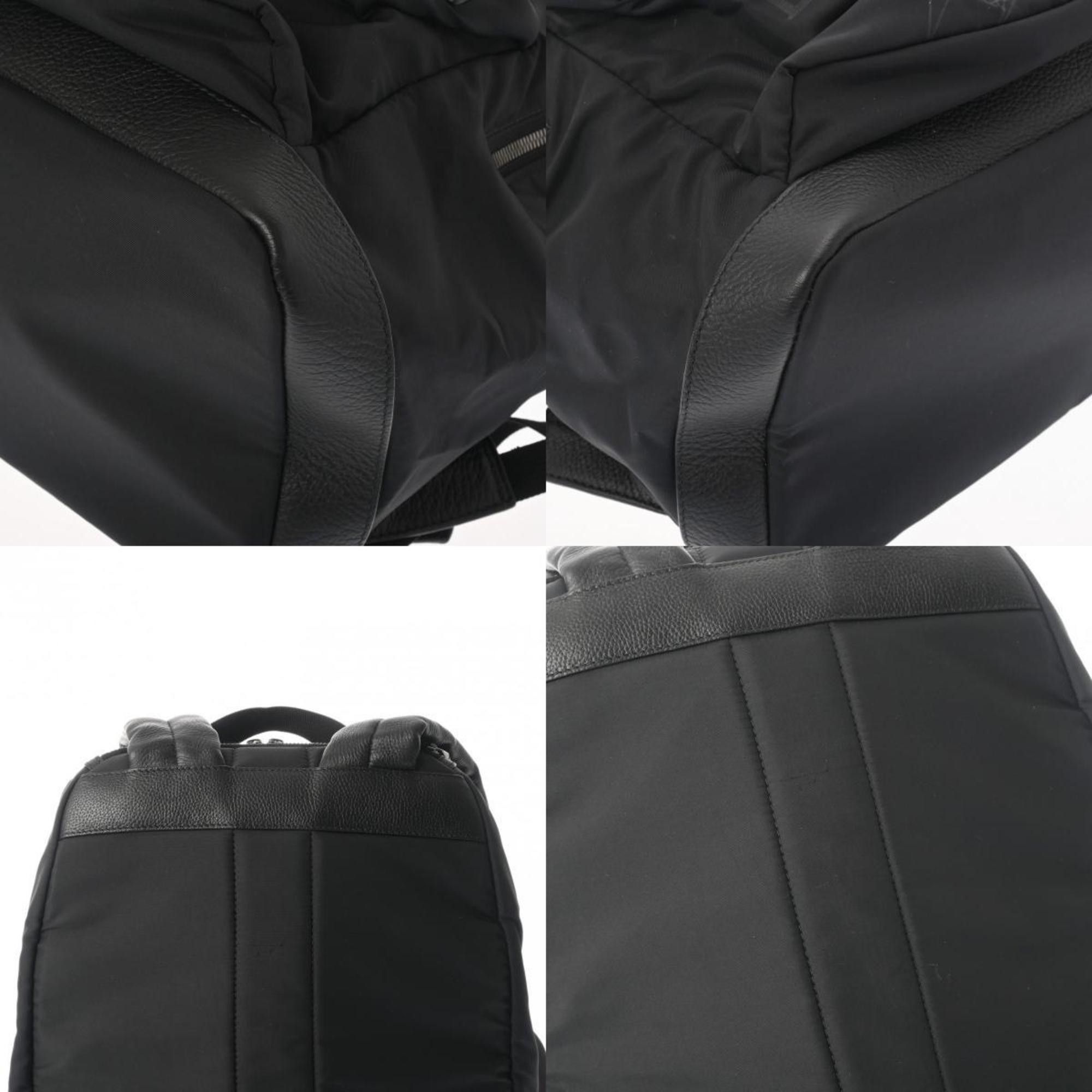 Bvlgari BVLGARI Fragment Collaboration Backpack Black 290732 Men's Nylon Leather Backpack/Daypack Size ONE SIZE - 9 Thumbnail