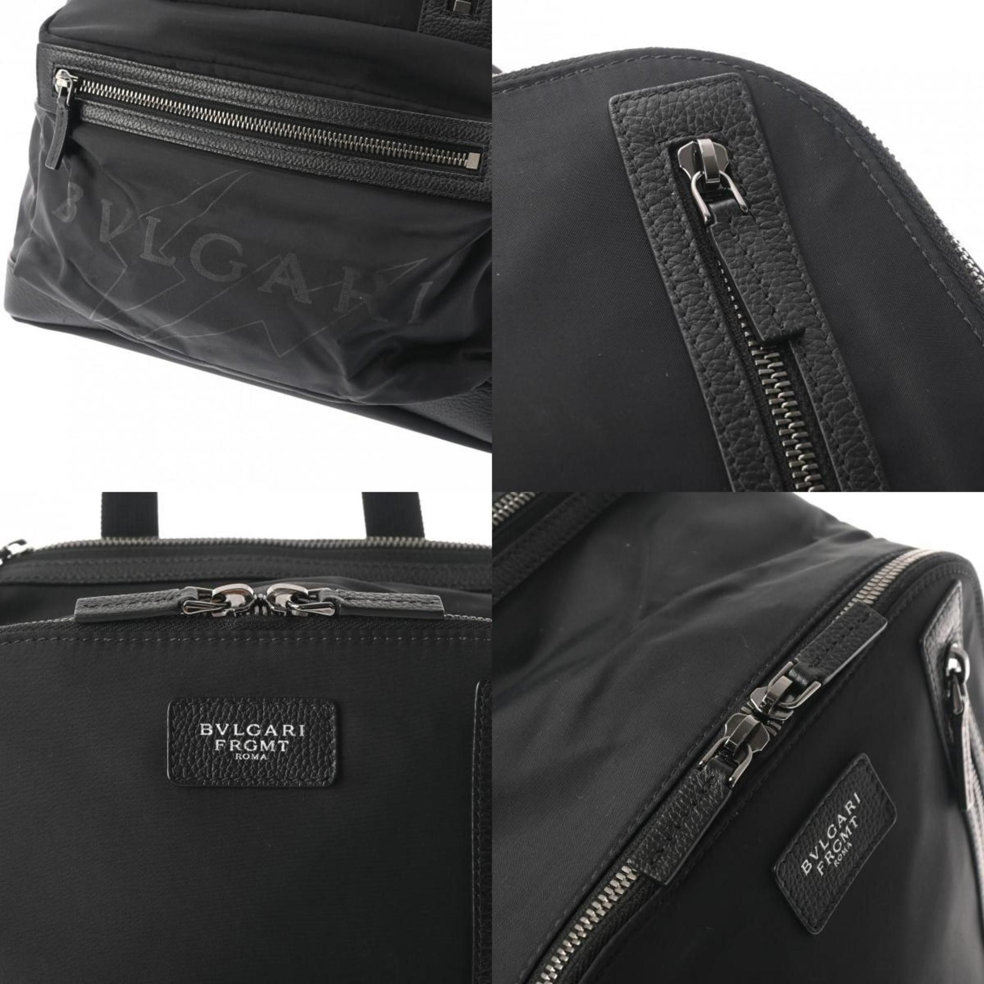 Bvlgari BVLGARI Fragment Collaboration Backpack Black 290732 Men's Nylon Leather Backpack/Daypack Size ONE SIZE - 11 Thumbnail