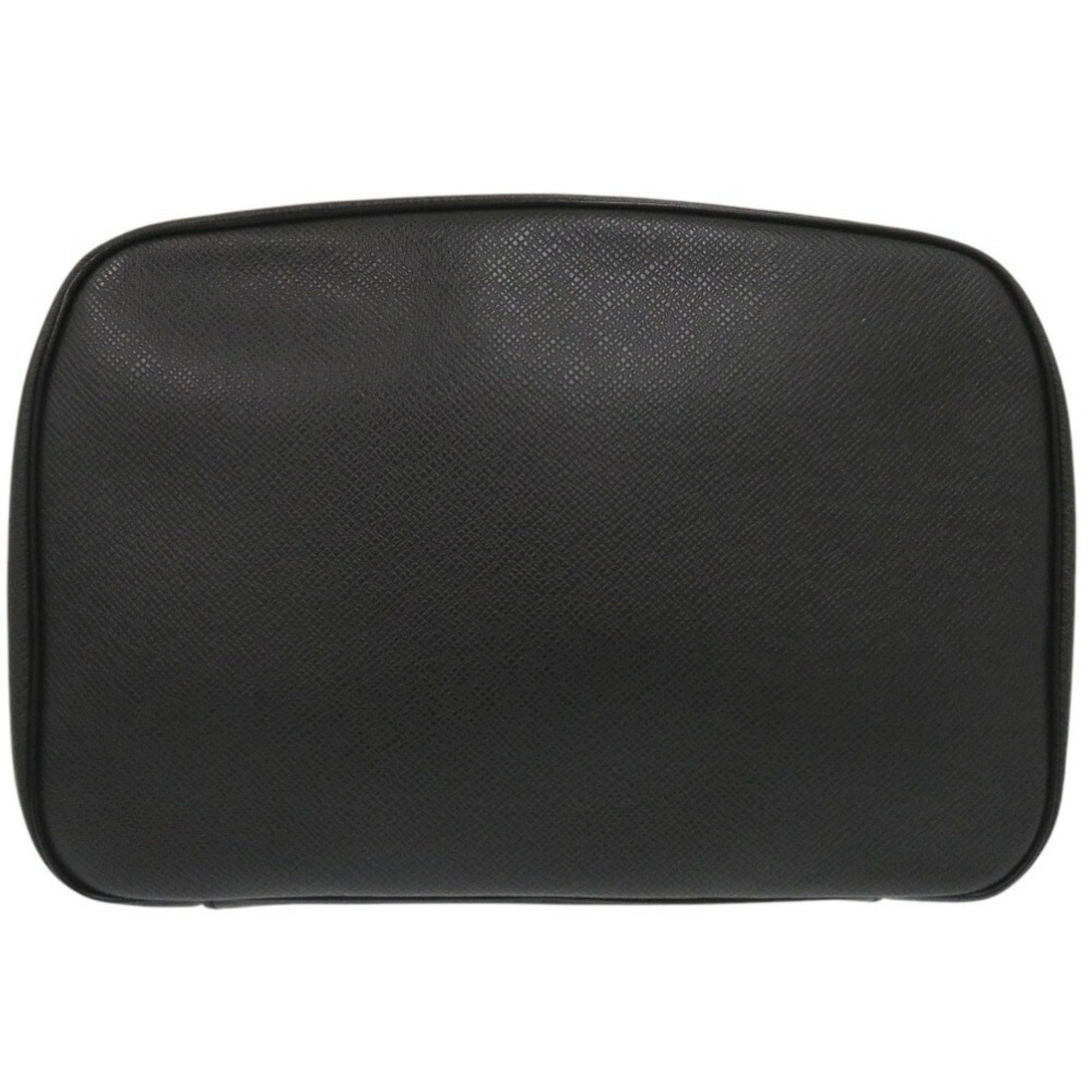 Louis Vuitton Louis Vuitton Taiga True Toilette Ardoise Second Bag Pouch M30212 Black CA1014 Engraved LV 0900LOUIS VUITTON Size ONE SIZE - 3 Thumbnail