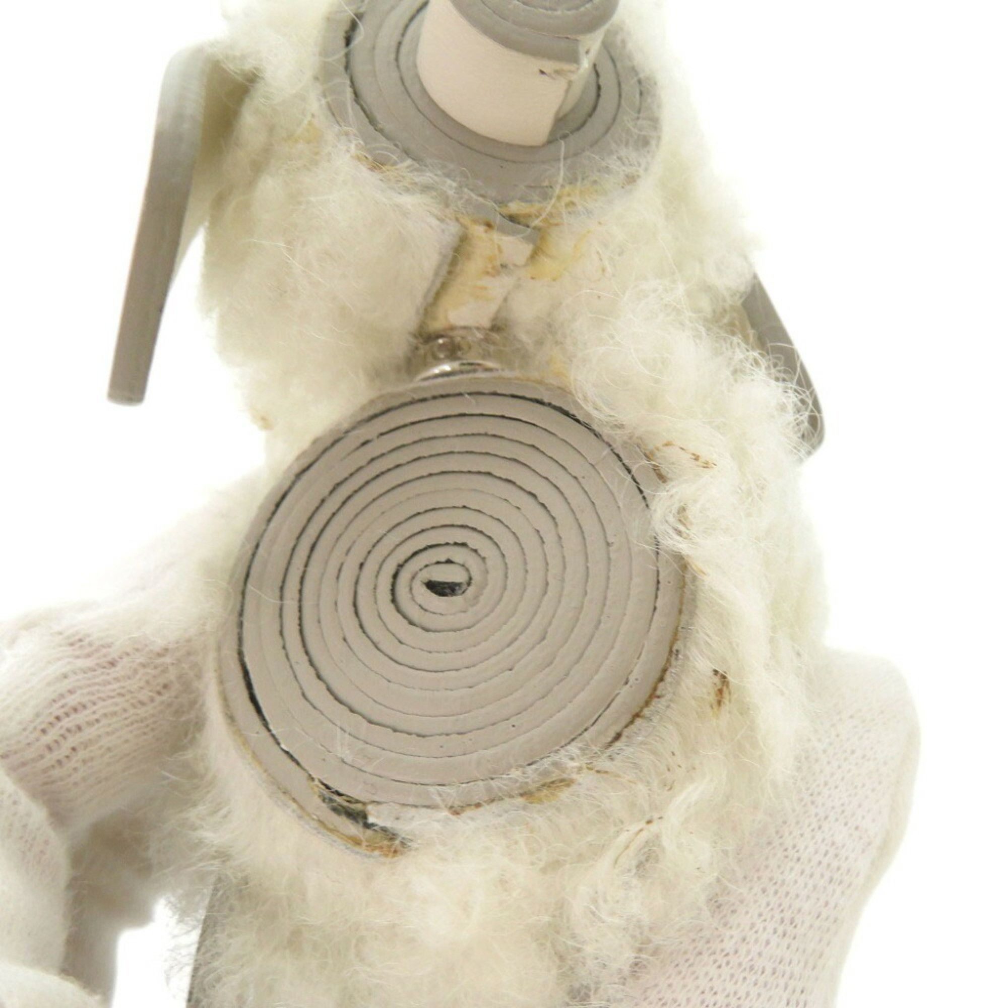 Tod's Tod's Poodle Design Leather Mouton White Bag Charm Keychain 1841TOD'S Size ONE SIZE - 5 Thumbnail