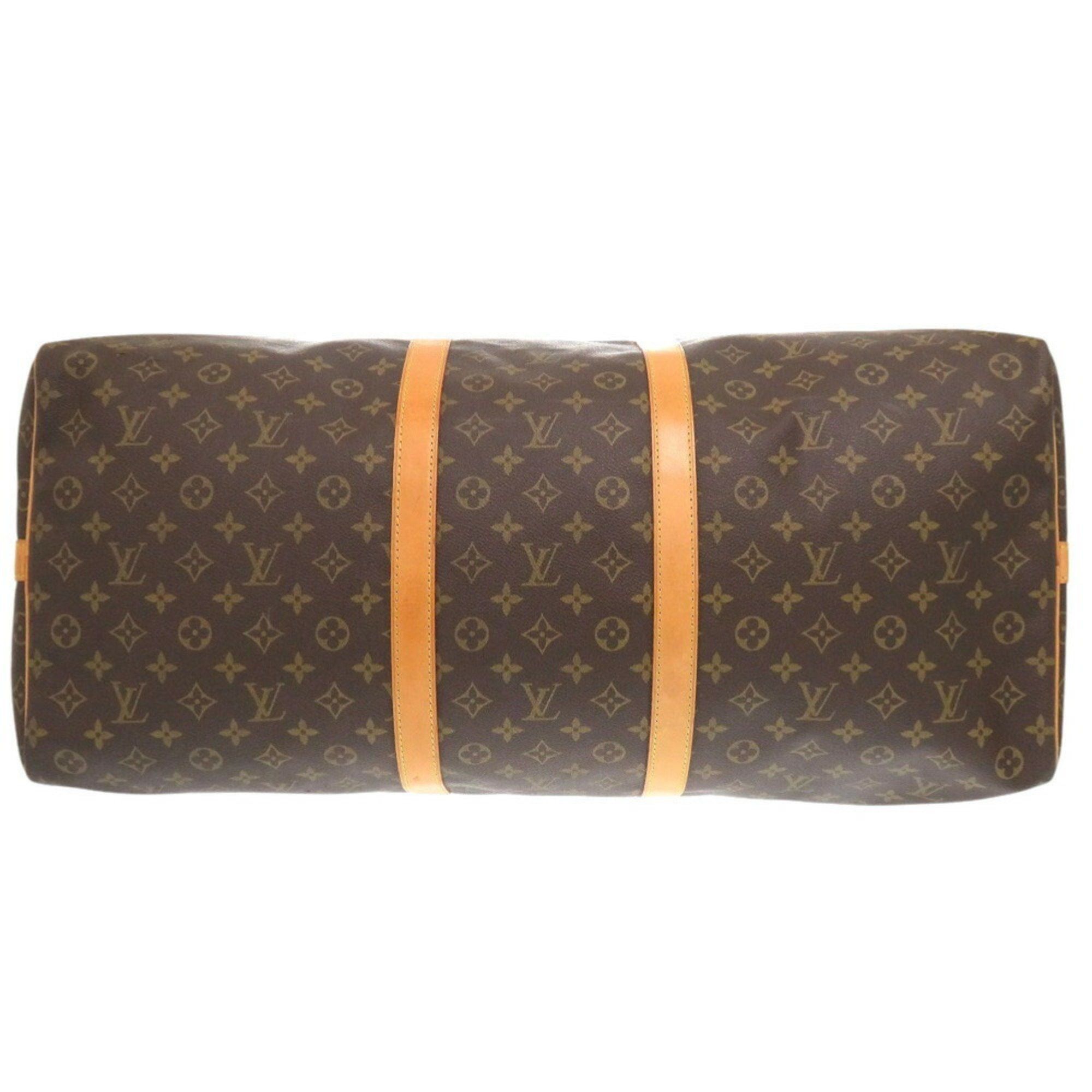 Louis Vuitton Louis Vuitton Keepall Bandouliere 60 Monogram M41412 Boston Bag with Strap 0825 LOUIS VUITTON Size ONE SIZE - 4 Thumbnail