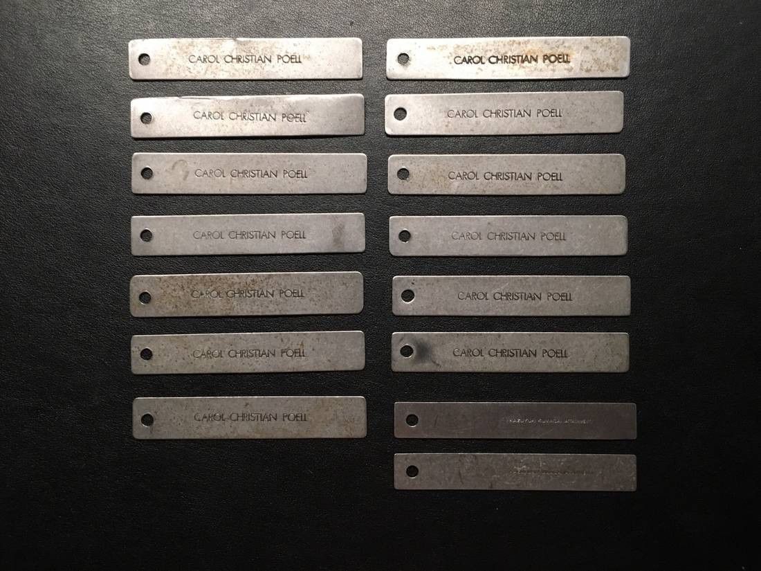 Carol Christian Poell Metal Tag