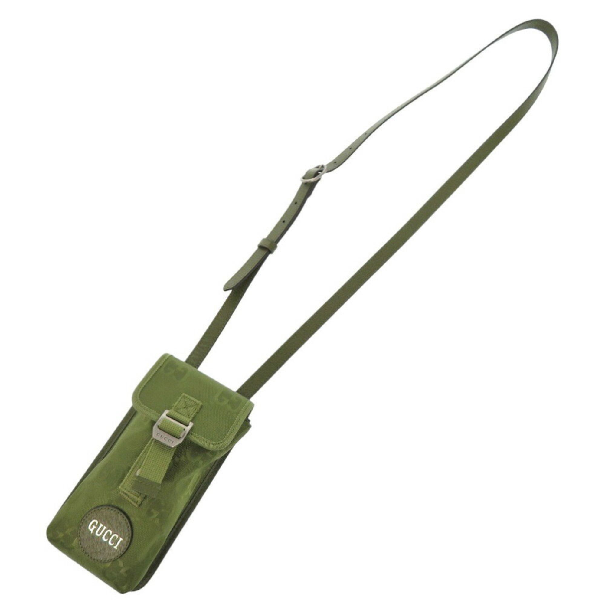 Gucci Gucci Off The Grid 696018 GG Nylon Forest Green Shoulder Bag 1147GUCCI Size ONE SIZE - 5 Thumbnail
