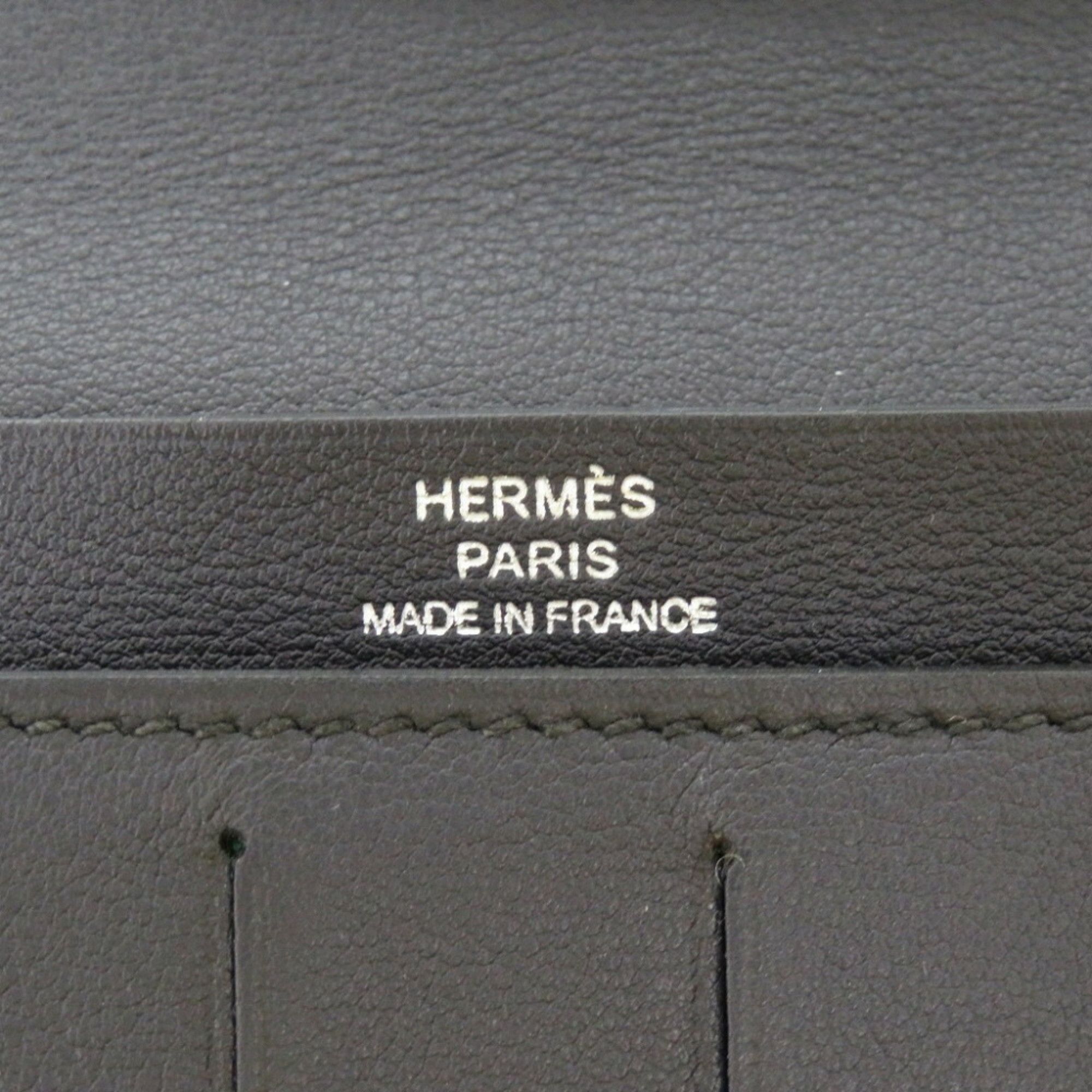 Hermes Hermes Citizen Twill Long Swift Blue Indigo X Stamp (2016) Wallet 0055HERMES Men's Size ONE SIZE - 9 Thumbnail