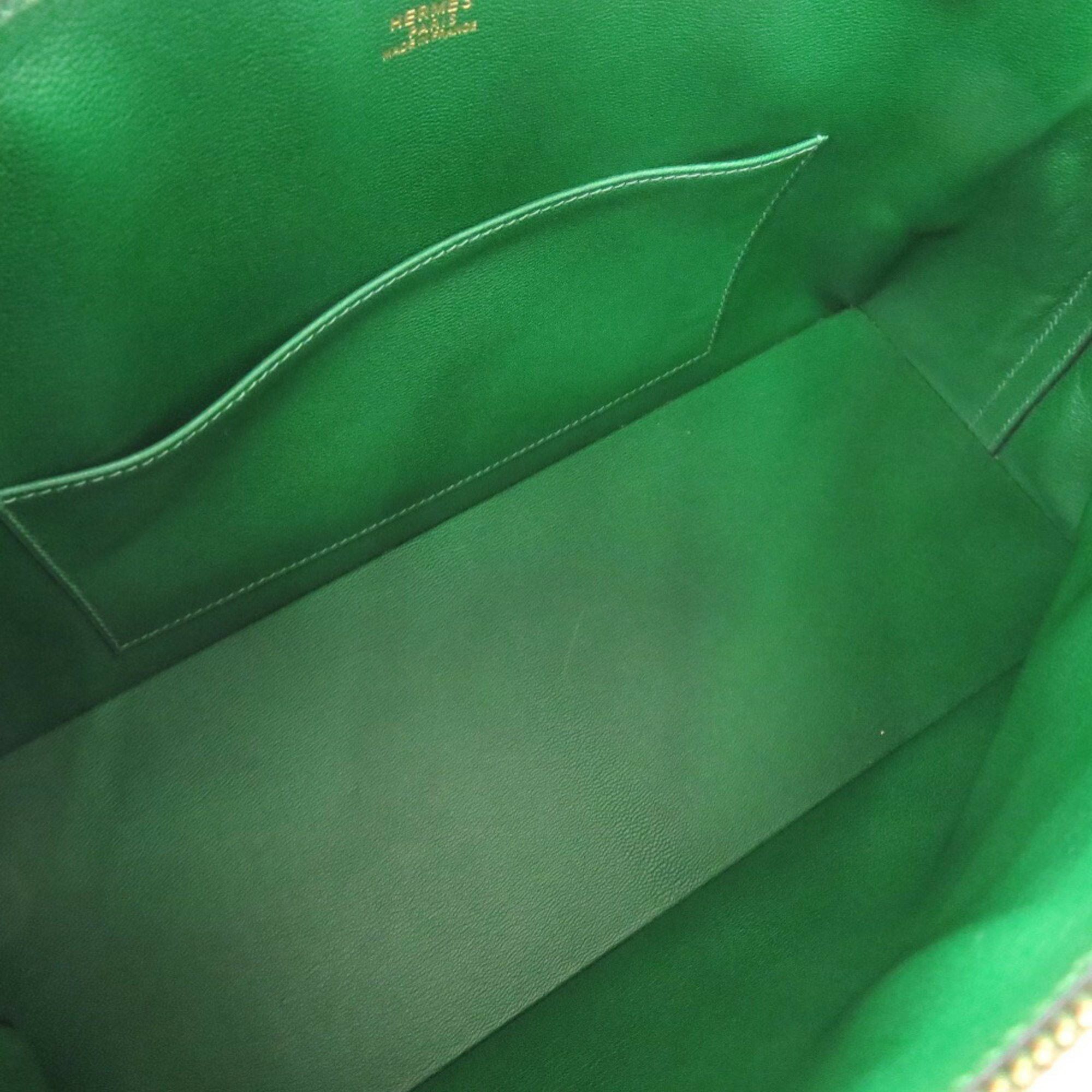 Hermes Hermes MacPherson Couché Vert G Stamped Handbag Green 0942 HERMES Size ONE SIZE - 6 Thumbnail