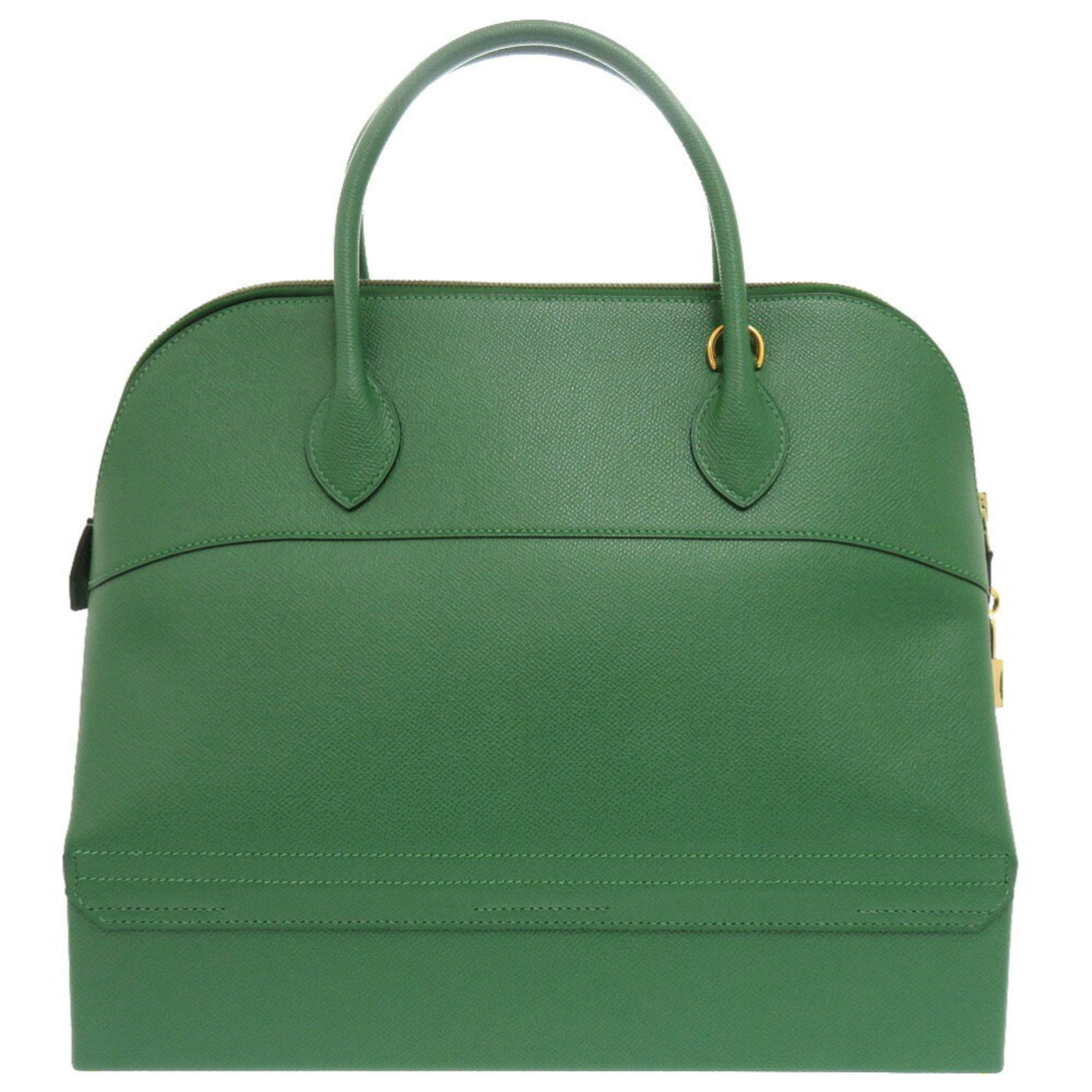 Hermes Hermes MacPherson Couché Vert G Stamped Handbag Green 0942 HERMES Size ONE SIZE - 3 Thumbnail