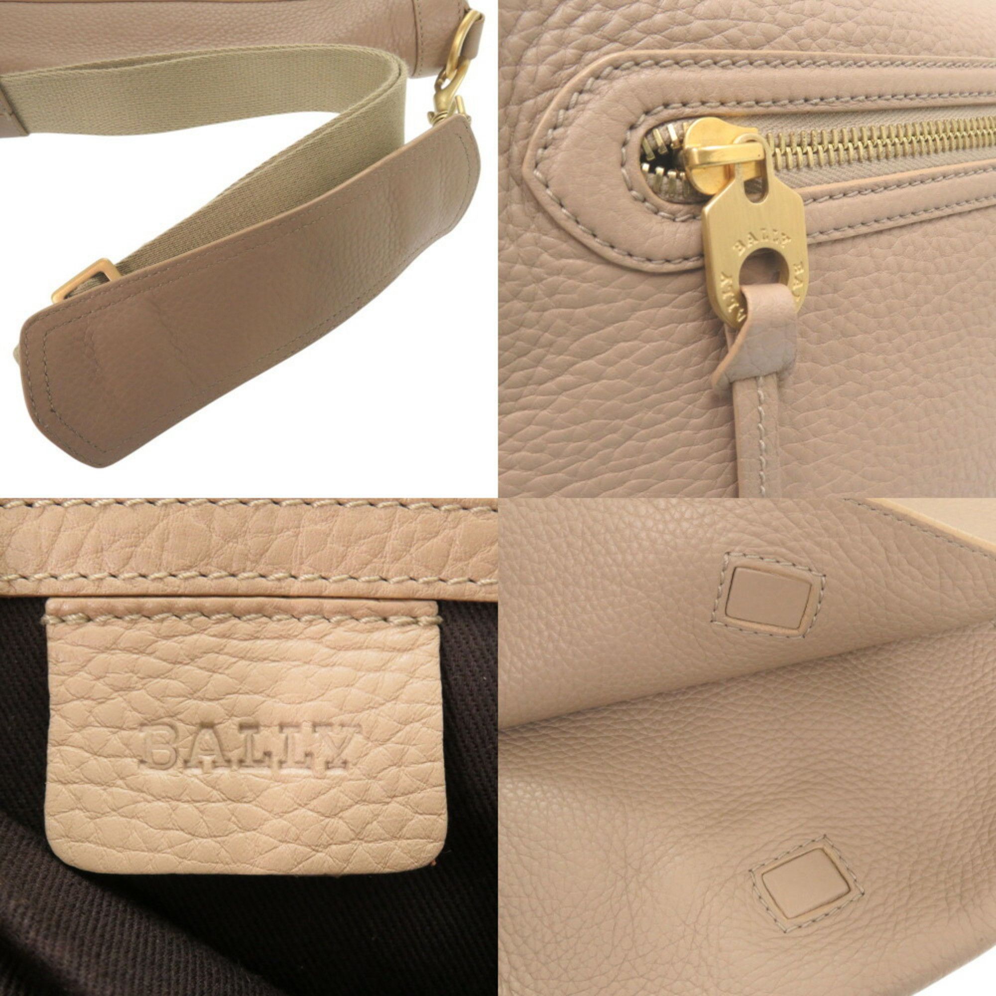 Bally BALLY Shoulder Bag Leather Beige 0050BALLY Size ONE SIZE - 10 Thumbnail
