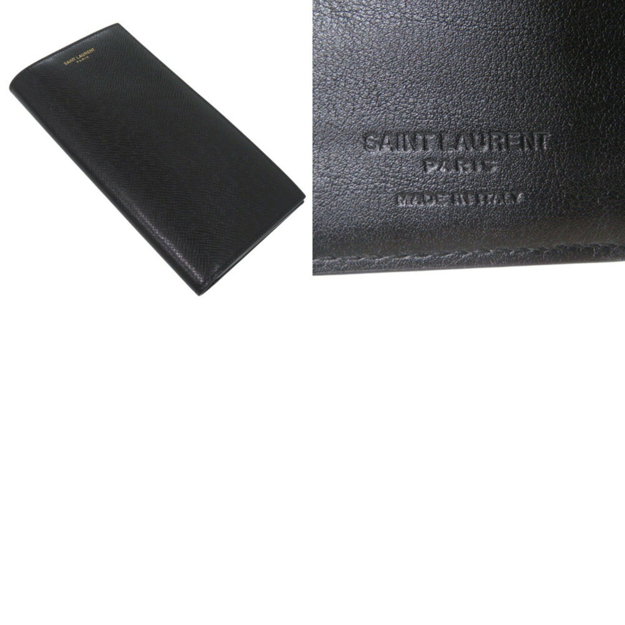 Saint Laurent Paris Yves Saint Laurent Paris Continental Wallet with Coin Purse Long 396308 H3Z2W 1000 Leather Black 1180SAINT LAURENT PARIS Size ONE SIZE - 11 Thumbnail