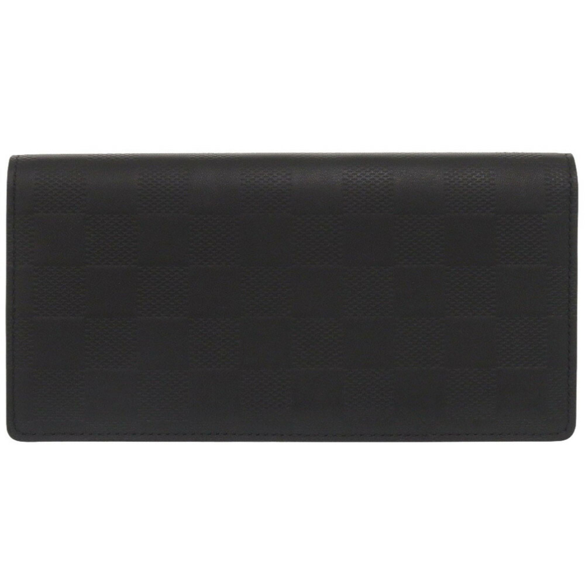 Louis Vuitton Louis Vuitton Portefeuille Brazza Damier N63010 Infini Black Long Wallet Size ONE SIZE - 3 Thumbnail