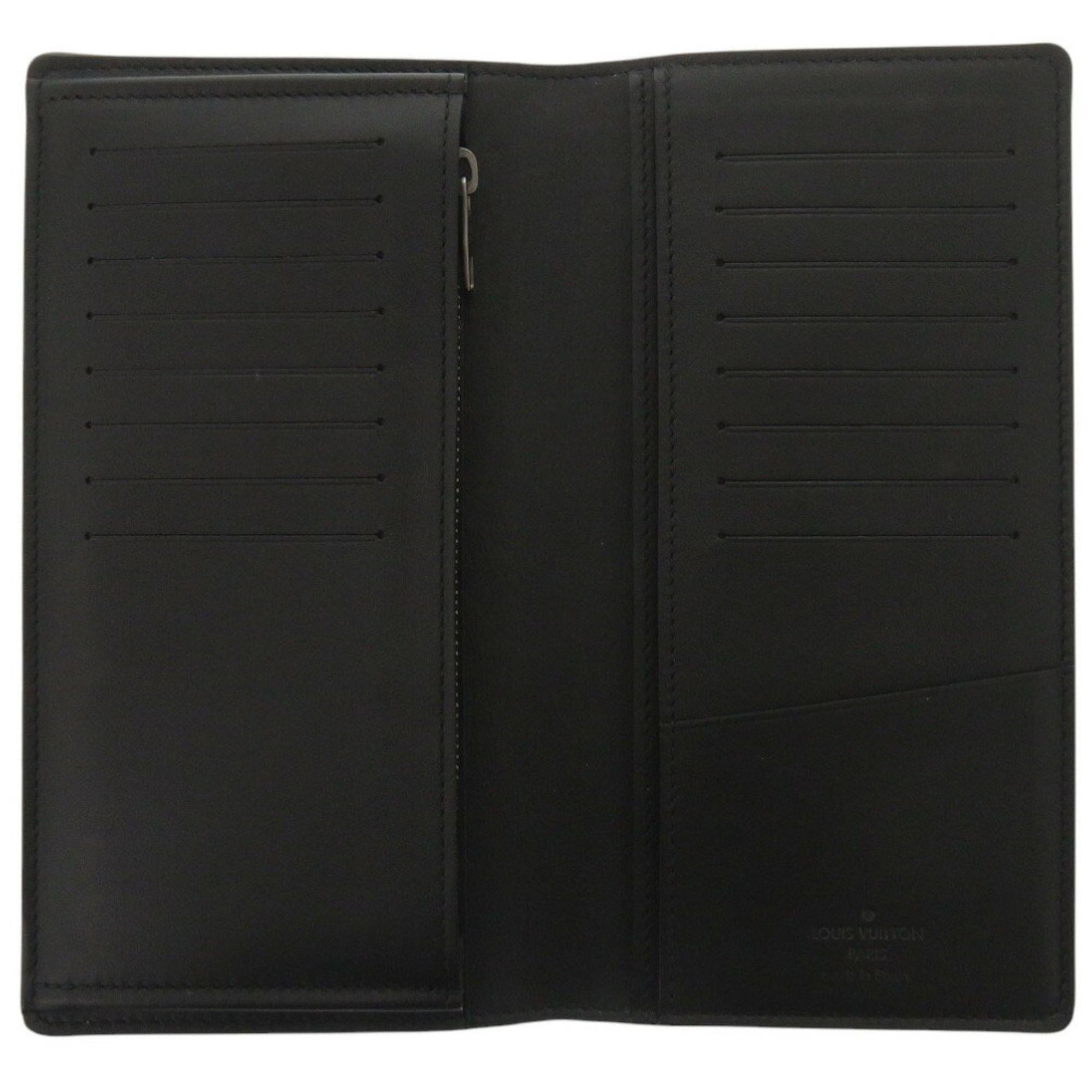 Louis Vuitton Louis Vuitton Portefeuille Brazza Damier N63010 Infini Black Long Wallet Size ONE SIZE - 5 Thumbnail