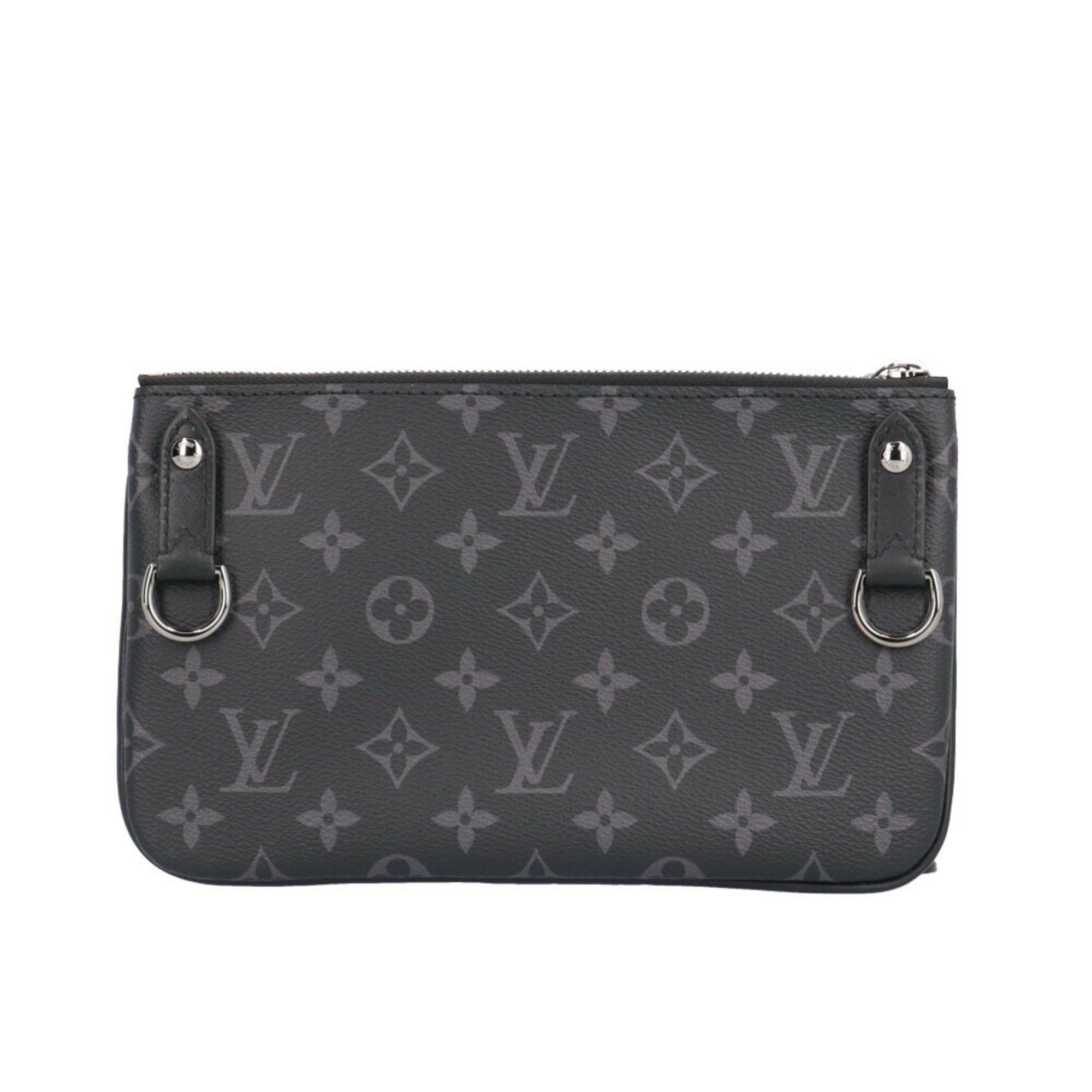 Louis Vuitton Louis Vuitton Trio Monogram Eclipse Shoulder Bag M69443 Black Men's LOUIS VUITTON Size ONE SIZE - 8 Thumbnail