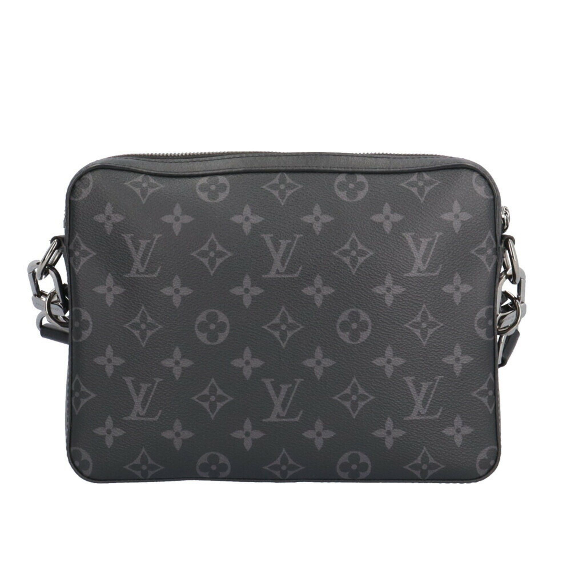 Louis Vuitton Louis Vuitton Trio Monogram Eclipse Shoulder Bag M69443 Black Men's LOUIS VUITTON Size ONE SIZE - 3 Thumbnail