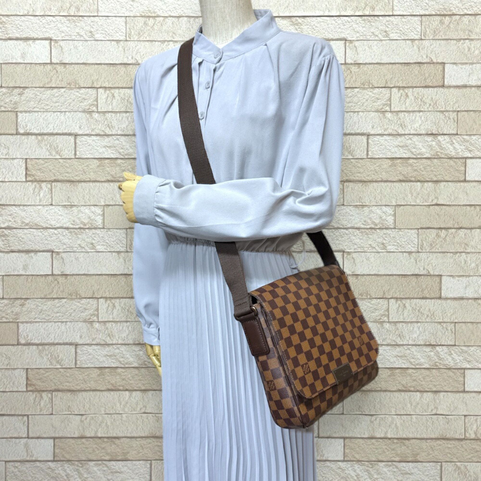 Louis Vuitton Louis Vuitton District PM Damier Shoulder Bag Canvas N41213 Brown Men's LOUIS VUITTON Size ONE SIZE - 2 Thumbnail