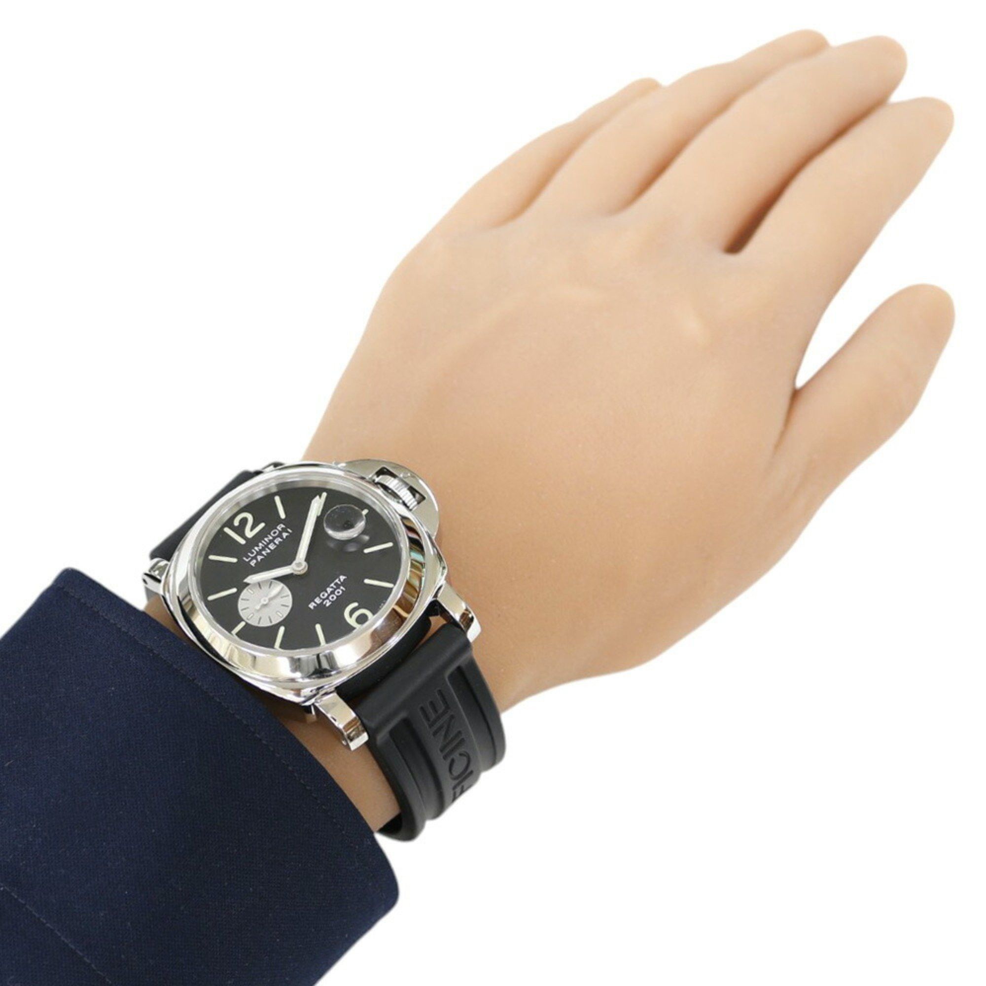 Panerai Officine Panerai Luminor Regatta Watch Stainless Steel PAM00107 Automatic Men's OFFICINE PANERAI Overhauled Size ONE SIZE - 2 Thumbnail