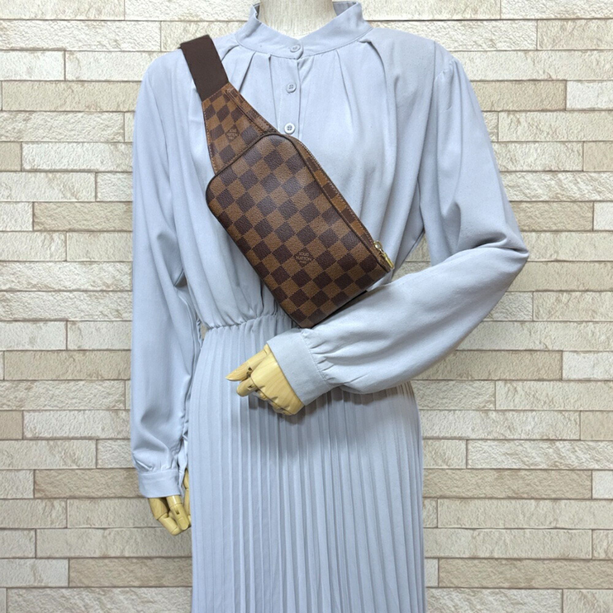 Louis Vuitton Louis Vuitton Geronimos Damier Body Bag Canvas N51994 Brown Men's LOUIS VUITTON Size ONE SIZE - 2 Thumbnail