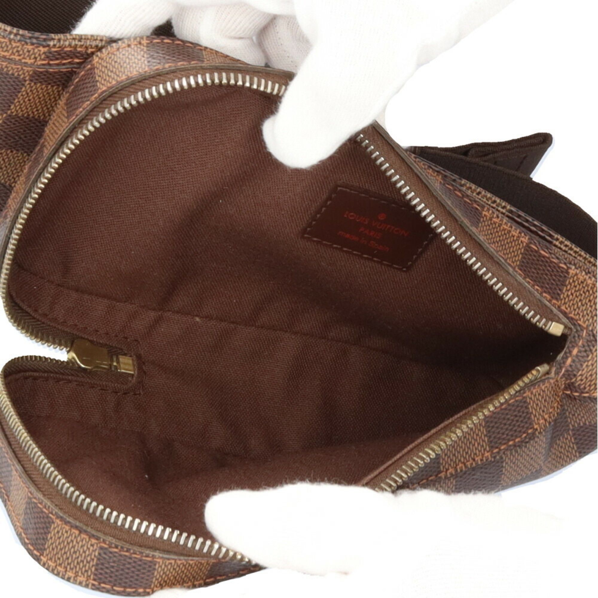 Louis Vuitton Louis Vuitton Geronimos Damier Body Bag Canvas N51994 Brown Men's LOUIS VUITTON Size ONE SIZE - 6 Thumbnail
