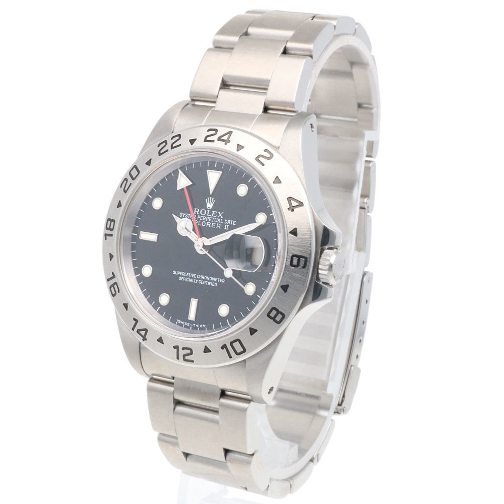 Rolex Rolex Explorer II Oyster Perpetual Watch Stainless Steel 16570 Automatic Men's ROLEX U-Serial 1997 Model Overhauled Size ONE SIZE - 3 Thumbnail