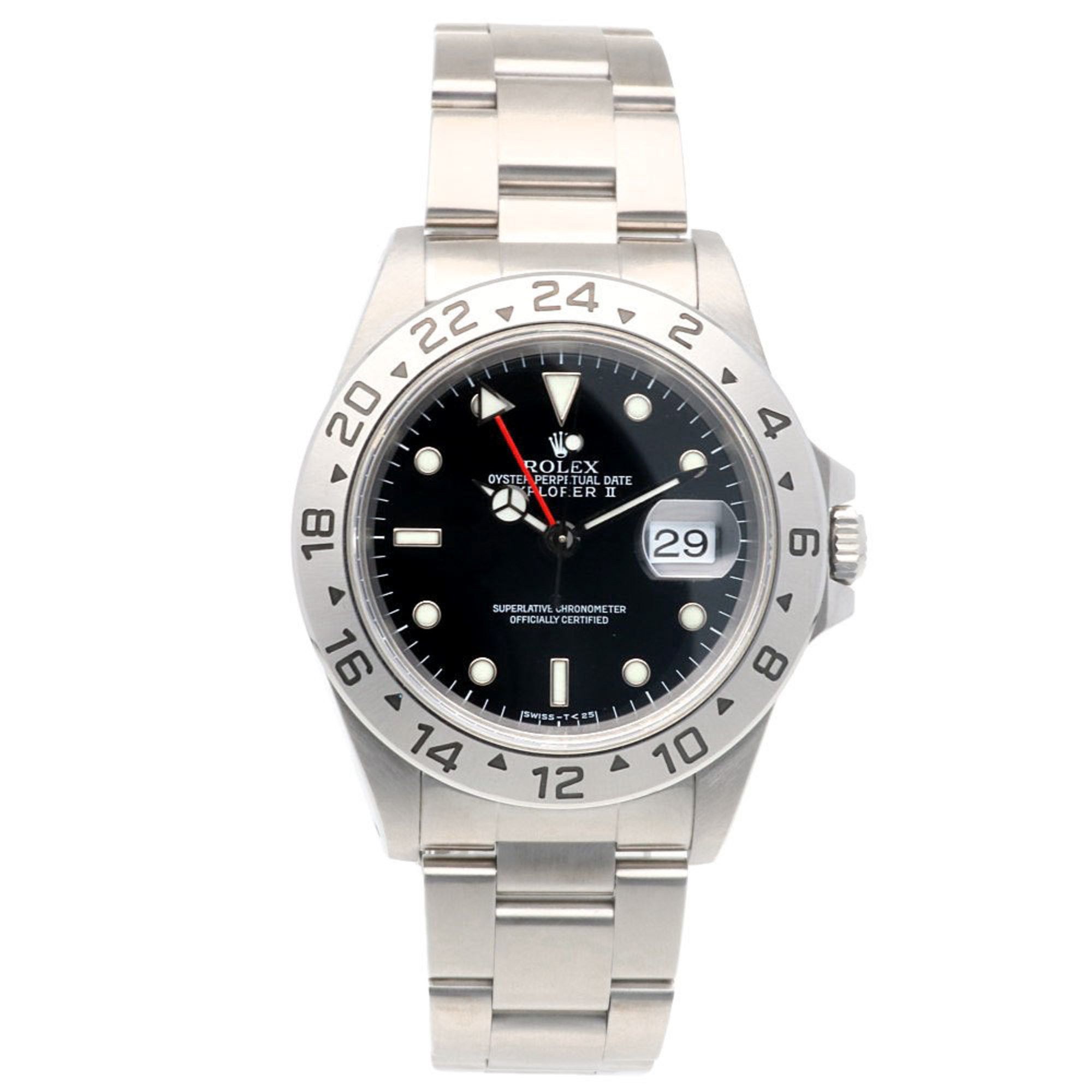 Rolex Rolex Explorer II Oyster Perpetual Watch Stainless Steel 16570 Automatic Men's ROLEX U-Serial 1997 Model Overhauled Size ONE SIZE - 8 Thumbnail