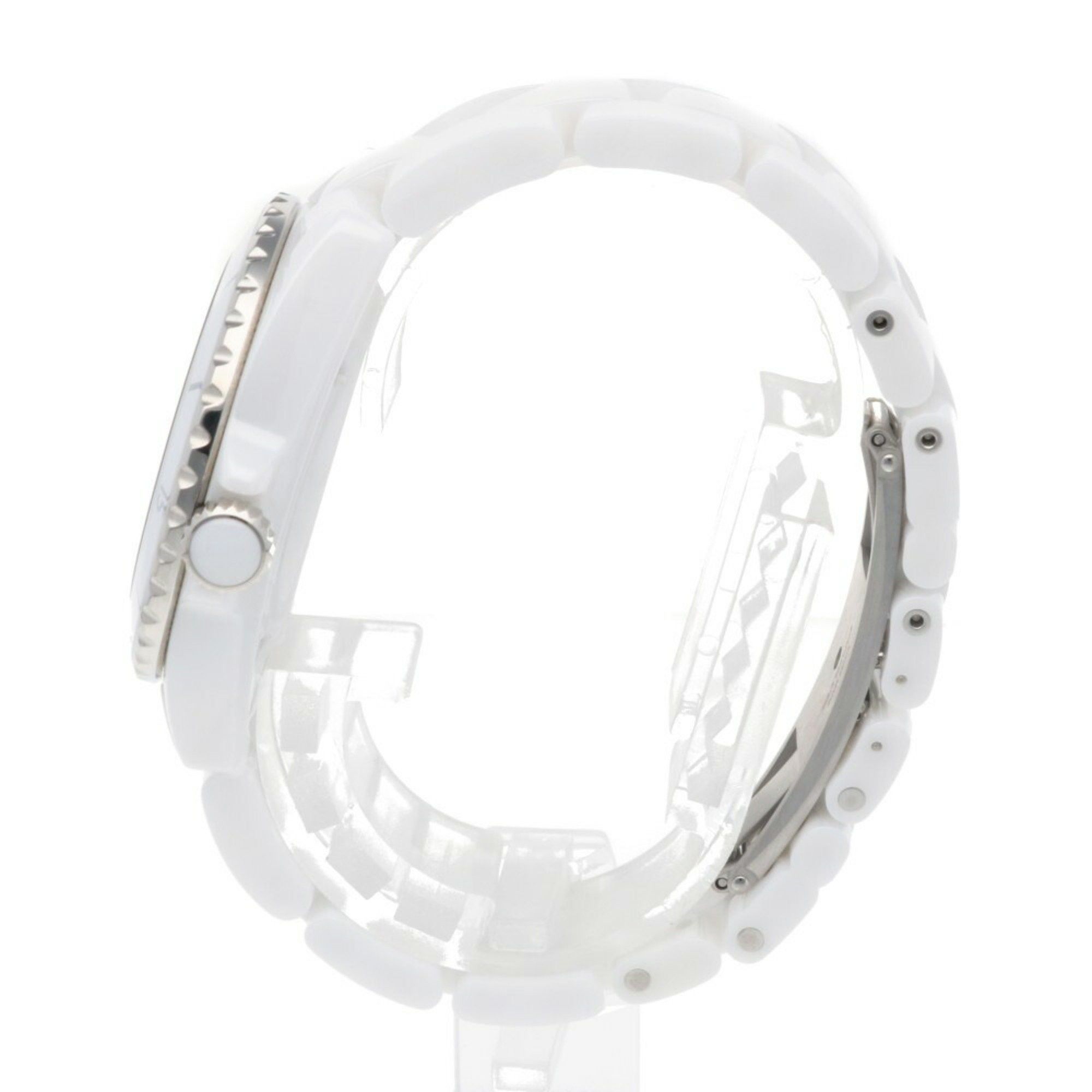 Chanel Chanel Mademoiselle J12 La Pausa Watch, White Ceramic H7481, Automatic, Men's, CHANEL, Manufacturer's, Overhauled Size ONE SIZE - 4 Thumbnail