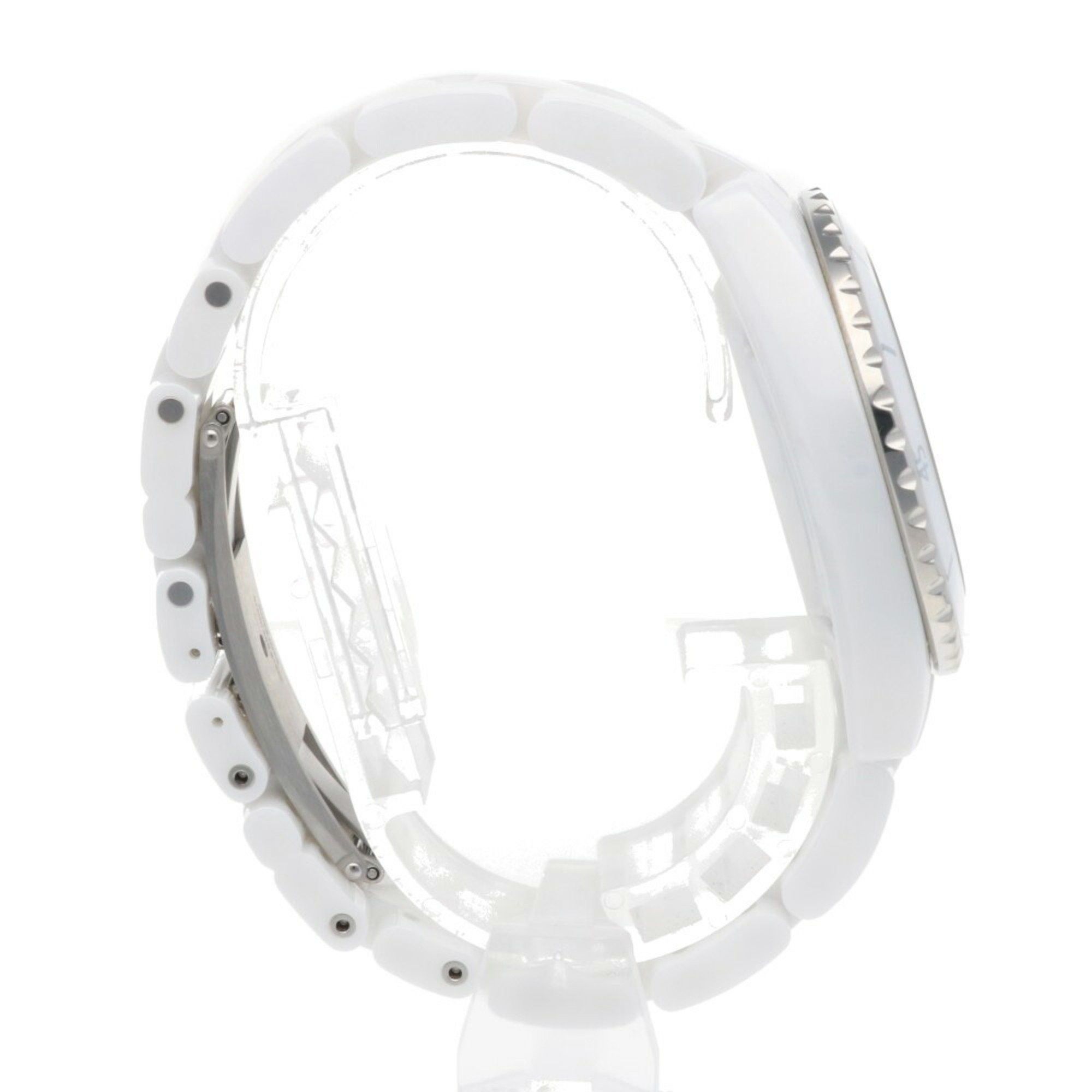 Chanel Chanel Mademoiselle J12 La Pausa Watch, White Ceramic H7481, Automatic, Men's, CHANEL, Manufacturer's, Overhauled Size ONE SIZE - 7 Thumbnail