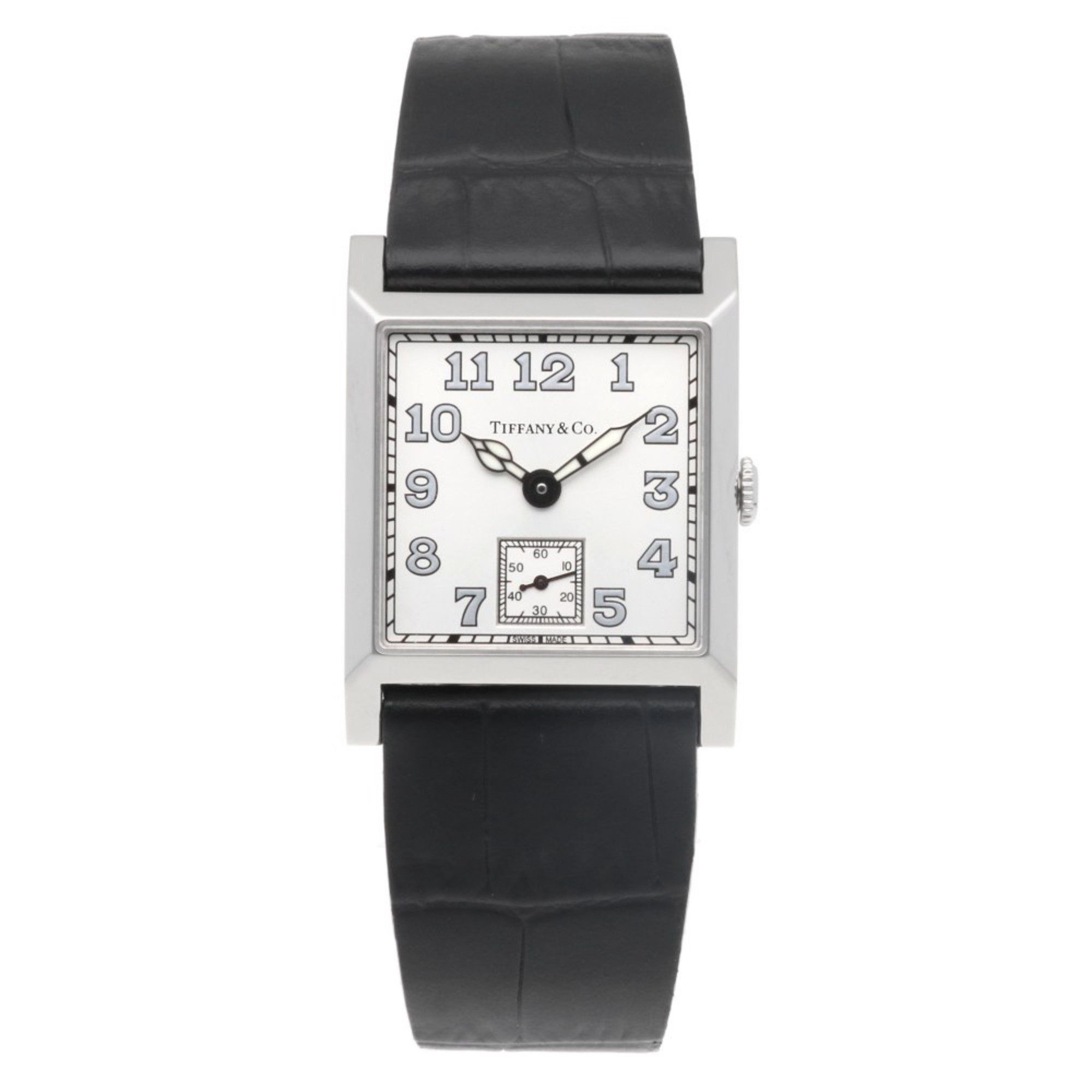 Tiffany & Co. Tiffany Square Watch Stainless Steel 1874M Hand-wound Men's TIFFANY&Co. Non-waterproof Defective item Size ONE SIZE - 8 Thumbnail
