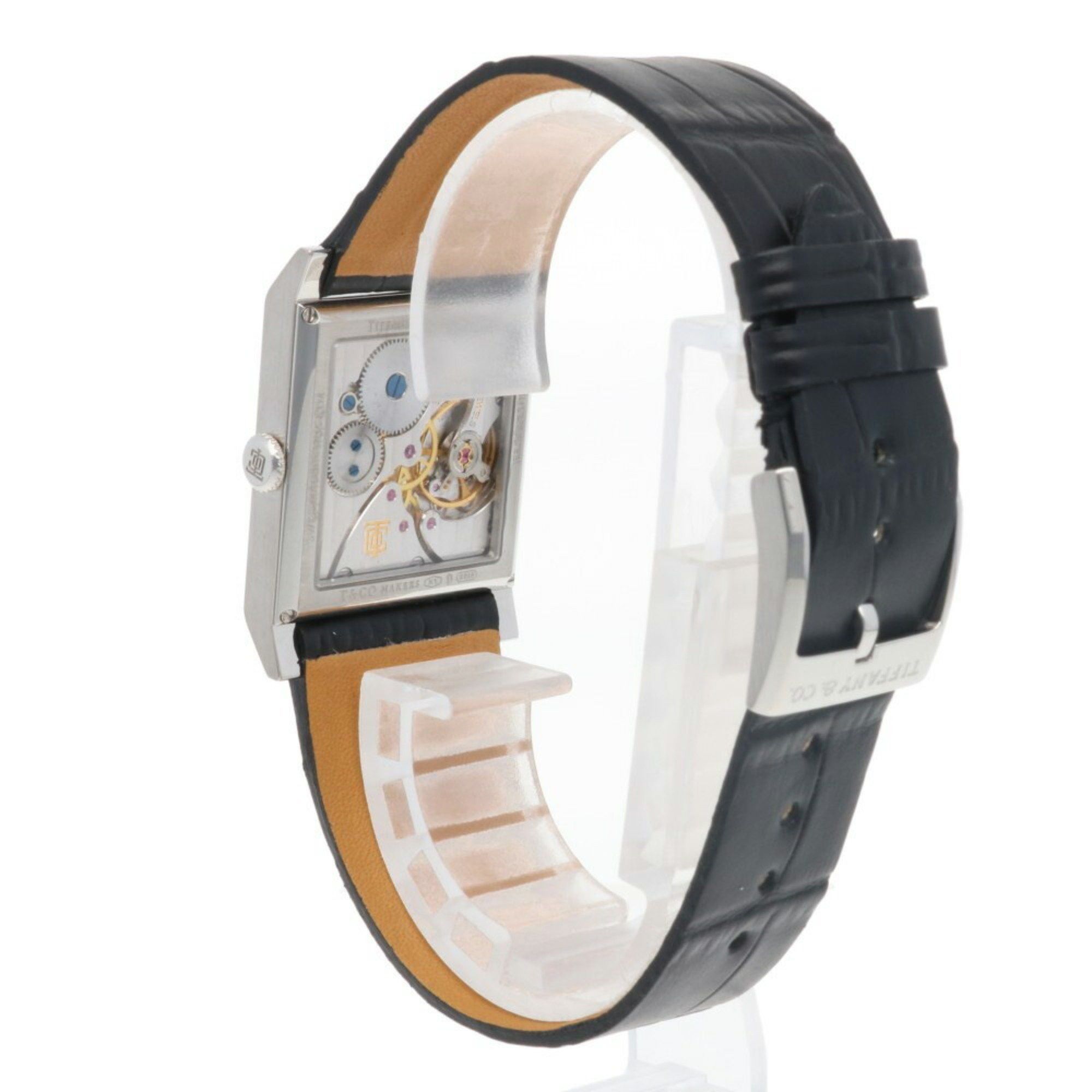 Tiffany & Co. Tiffany Square Watch Stainless Steel 1874M Hand-wound Men's TIFFANY&Co. Non-waterproof Defective item Size ONE SIZE - 5 Thumbnail