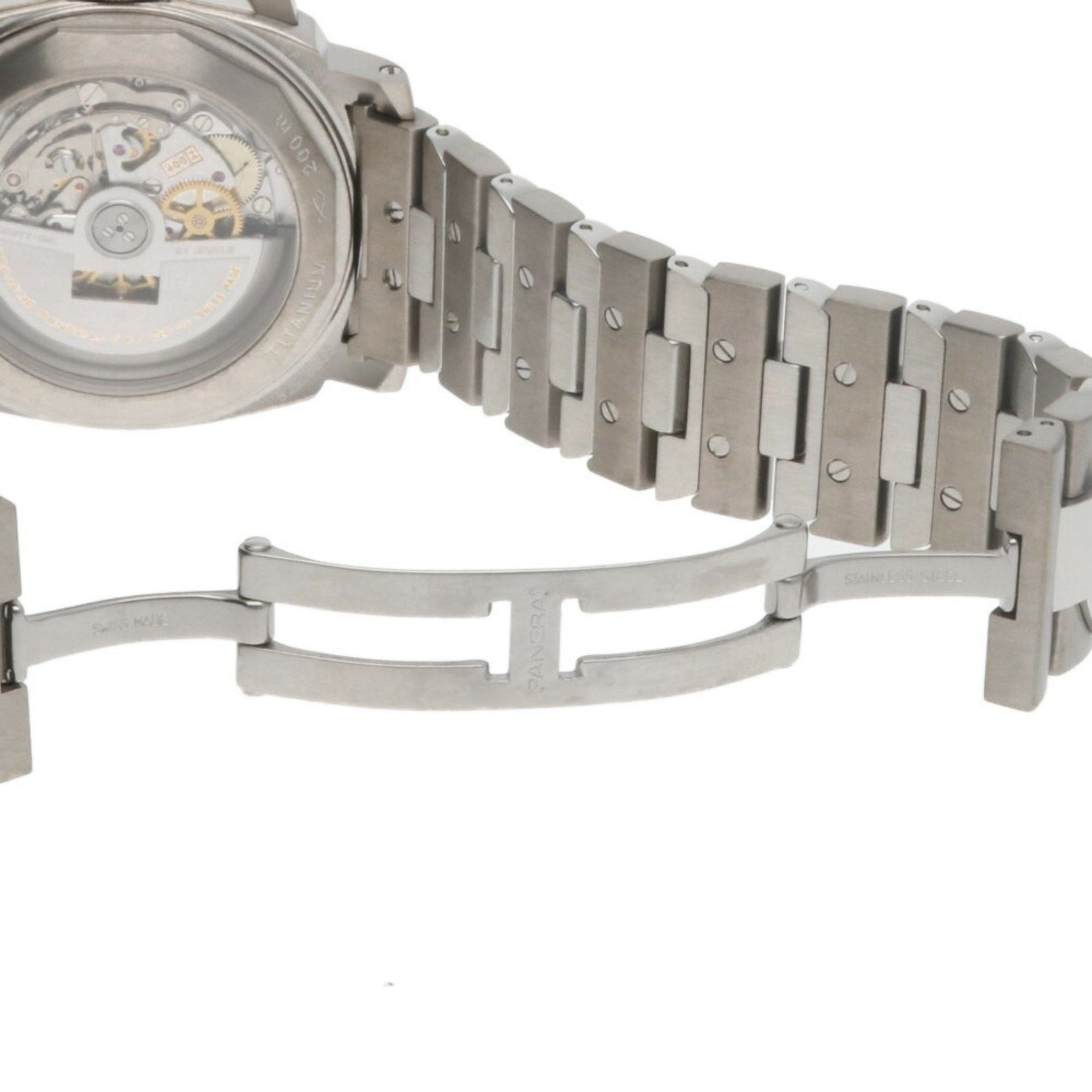 Panerai Officine Panerai Luminor Chrono Watch Titanium PAM00052 Automatic Men's OFFICINE PANERAI Overhauled Size ONE SIZE - 9 Thumbnail