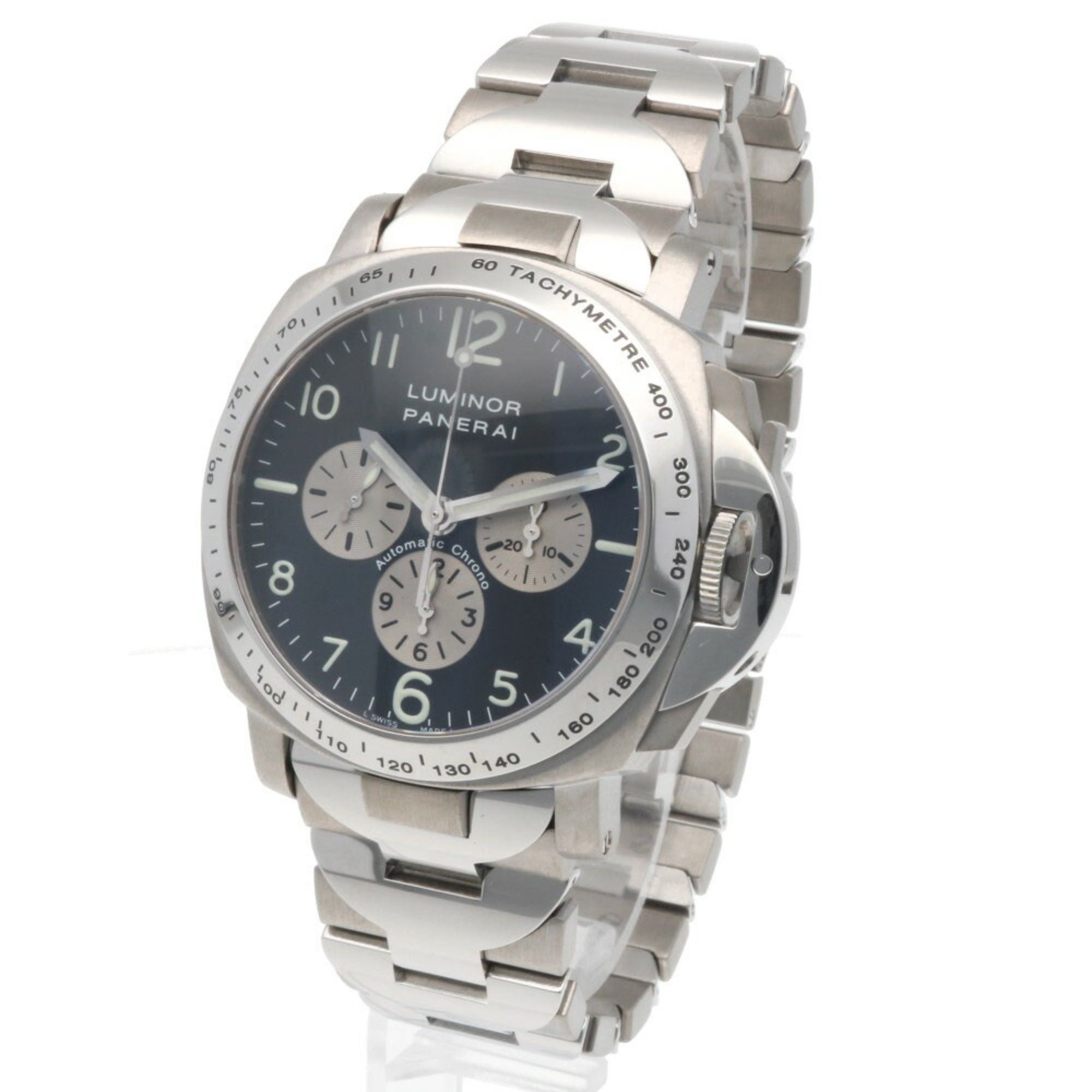 Panerai Officine Panerai Luminor Chrono Watch Titanium PAM00052 Automatic Men's OFFICINE PANERAI Overhauled Size ONE SIZE - 3 Thumbnail