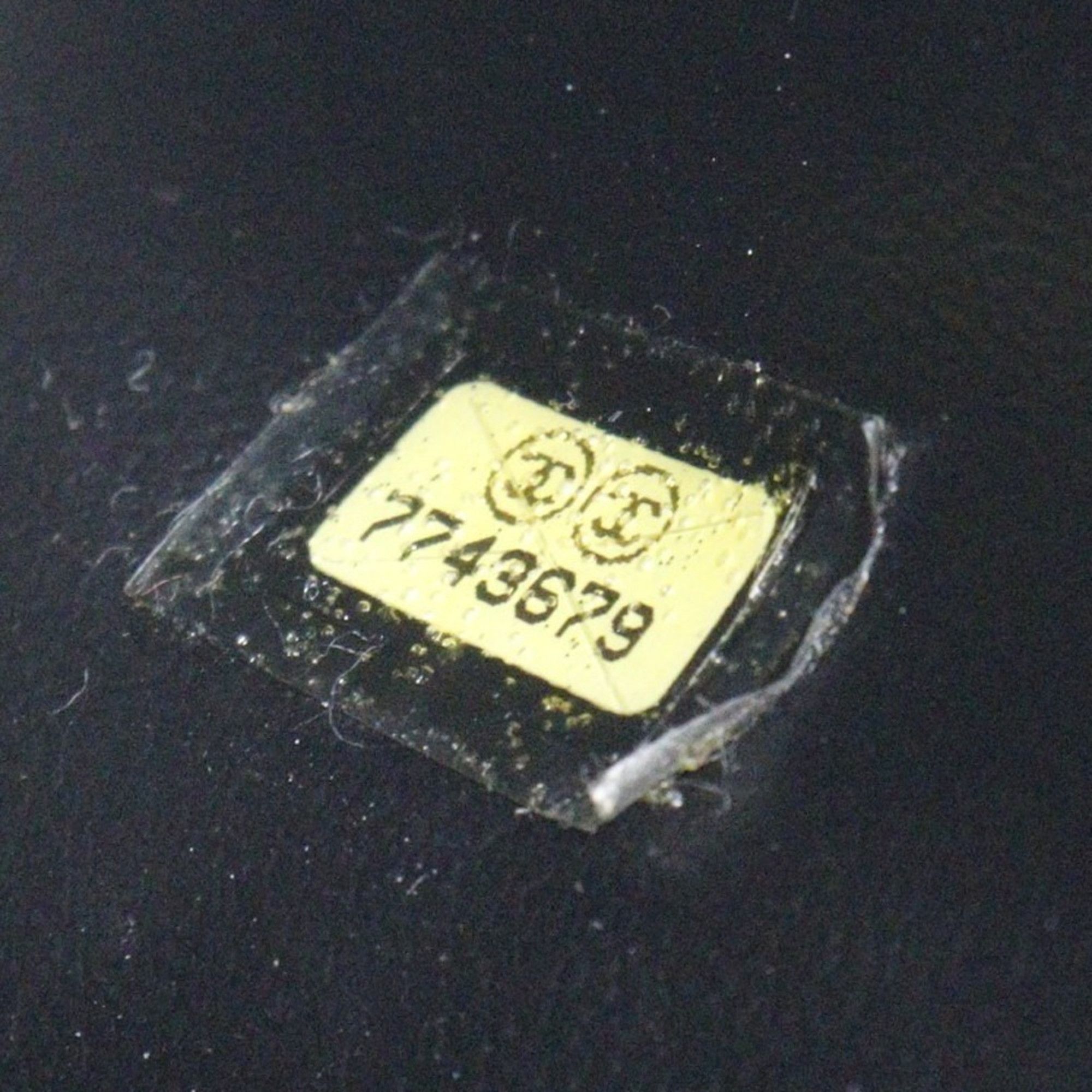 Chanel CHANEL Vanity Pouch Coco Mark Handbag A01998 Caviar Skin Black Women's Size ONE SIZE - 9 Thumbnail