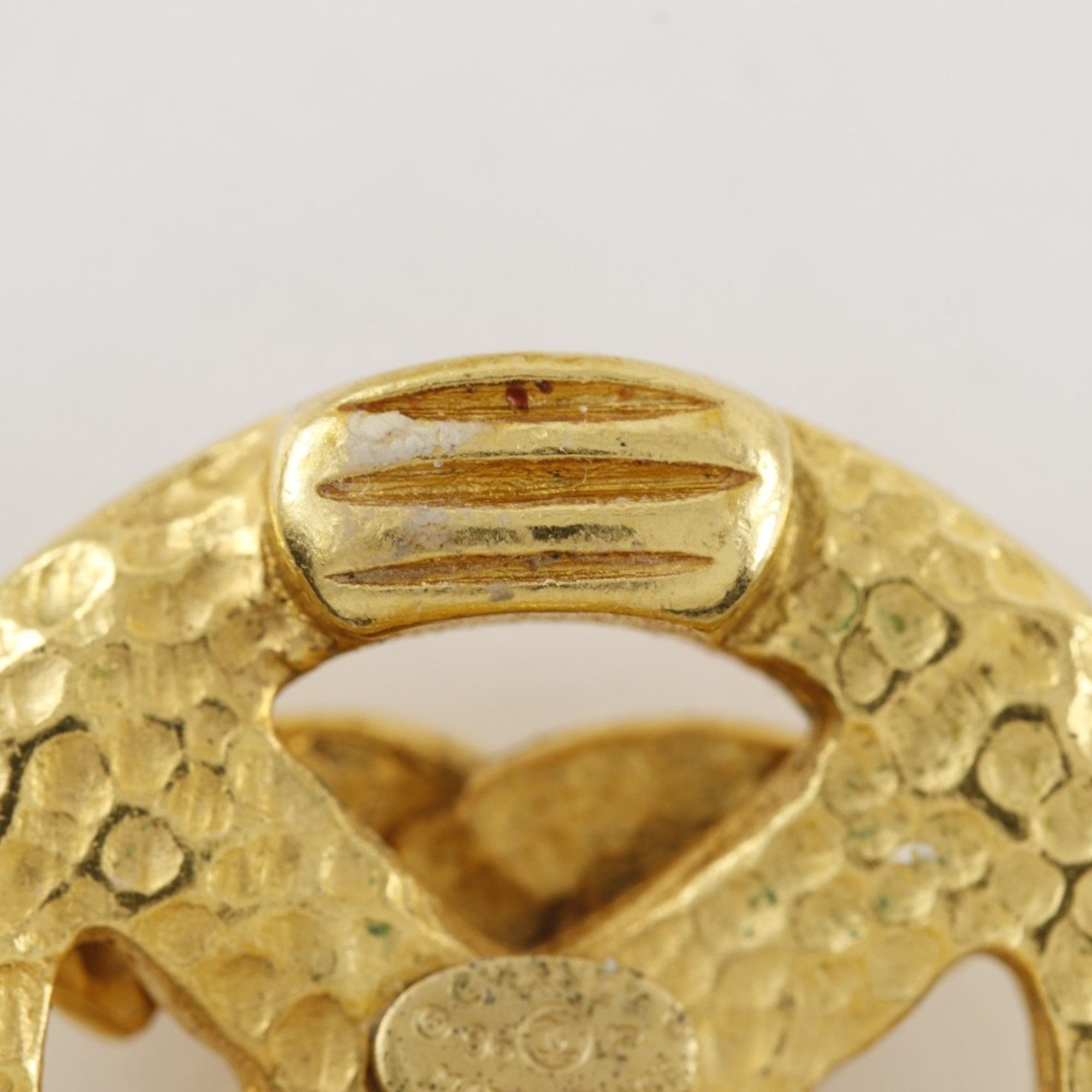 Chanel Chanel Coco Mark Earrings, Gold Plated, 1996, 96P, Approx. 11.7g, COCO Mark, Women's Size ONE SIZE - 8 Thumbnail