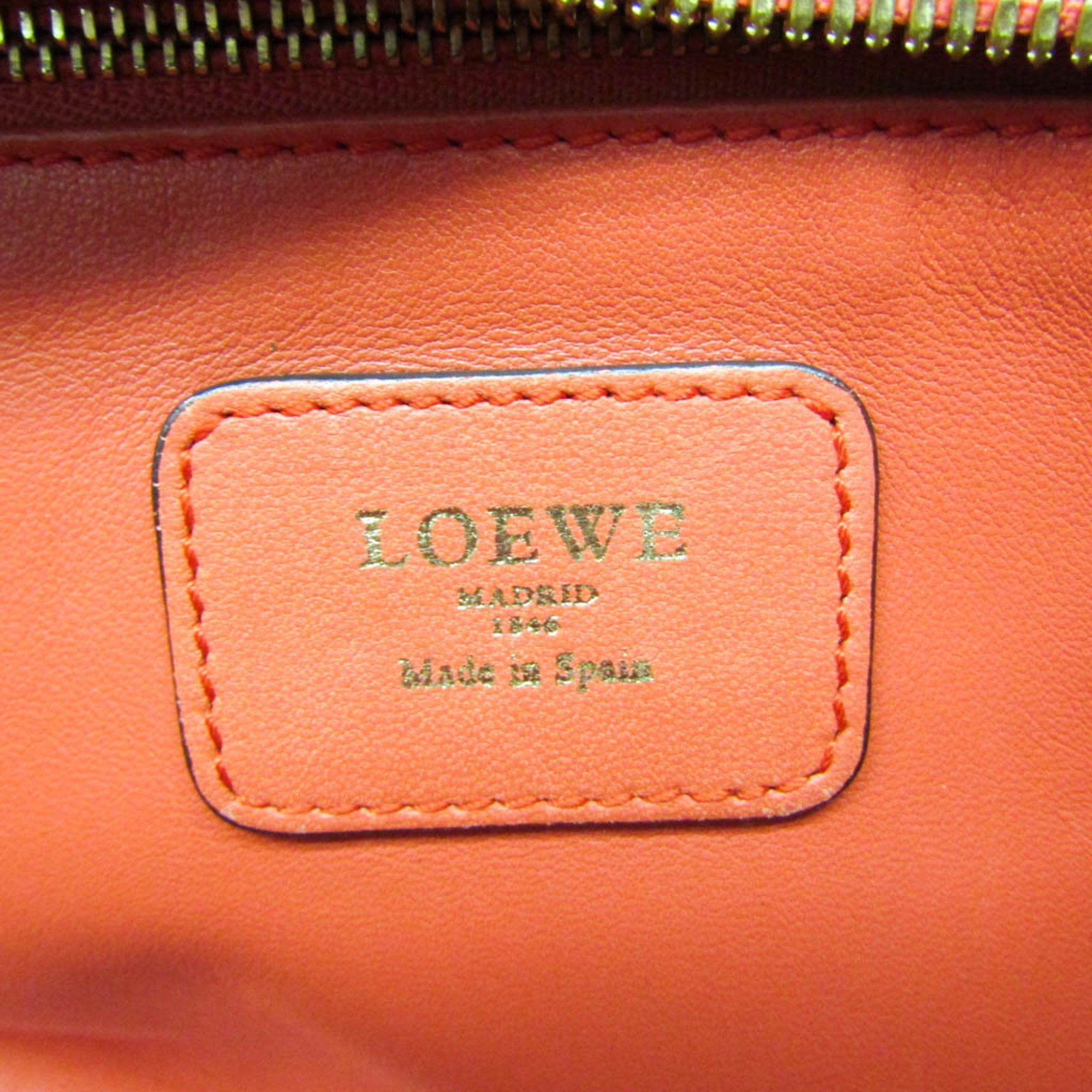 Loewe Loewe Amazona 36 352.45.A22 Women's Leather Handbag Red Orange Size ONE SIZE - 13 Thumbnail